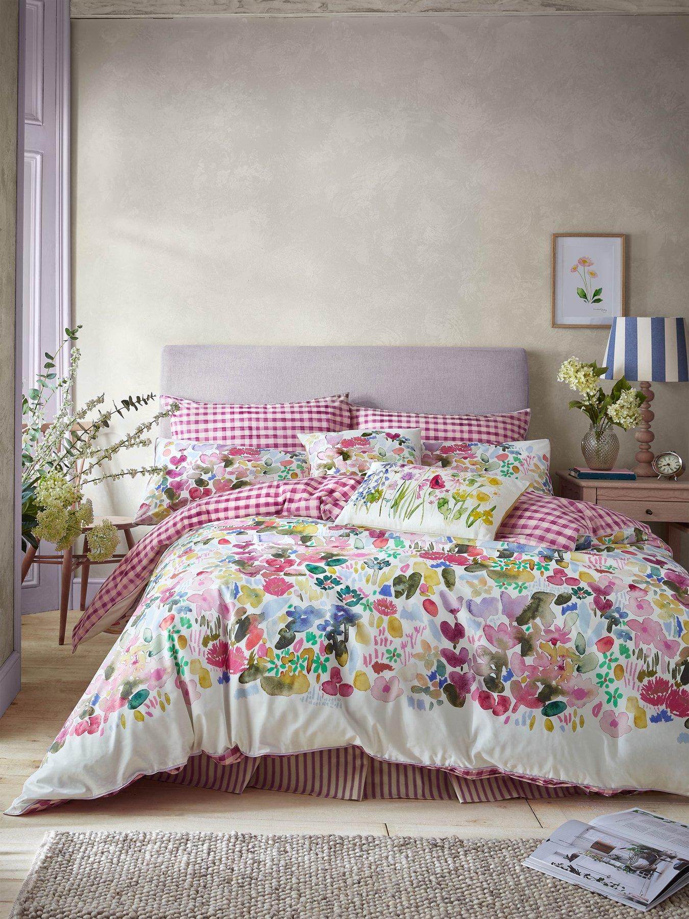 Bluebellgray Flora 100% Cotton Quilt Set