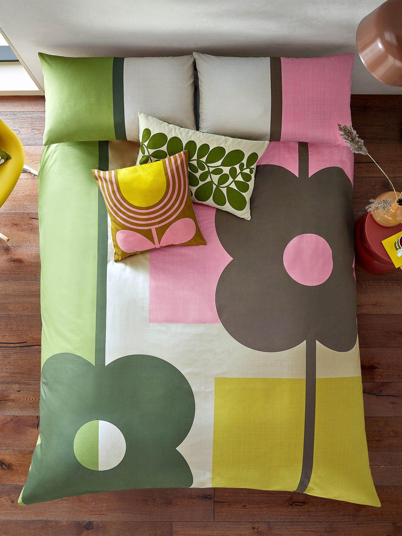 Orla Kiely Abacus Block 100% Cotton Quilt Set