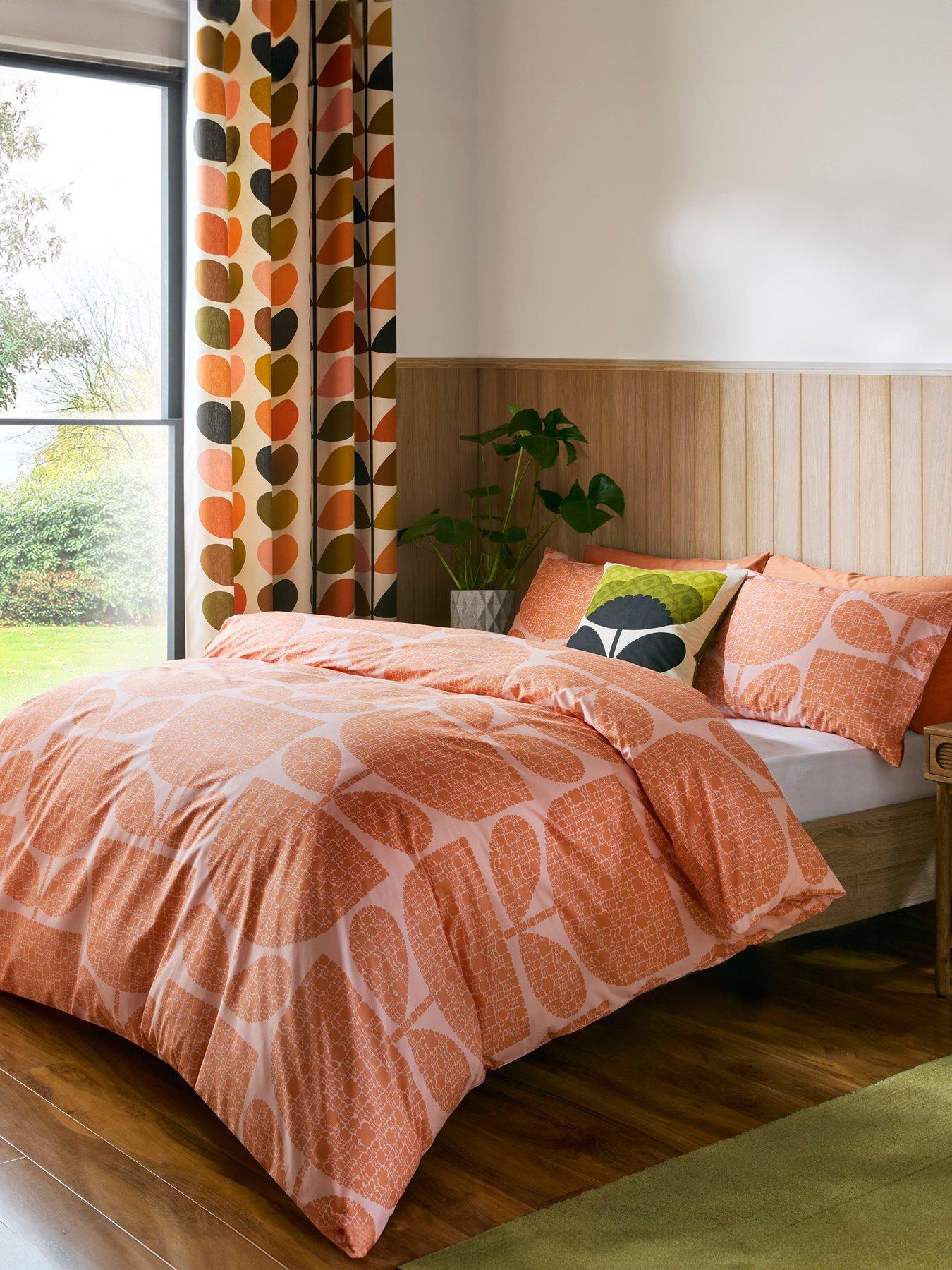 Orla Kiely Block Garden 100% Cotton Quilt Set