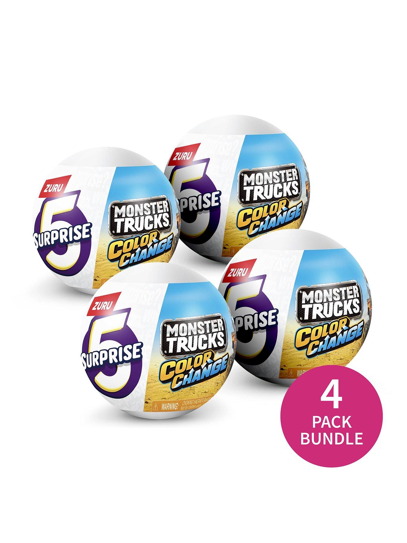 5 Surprise 4 Pack Bundle Zuru 5 Surprise Monster Truck Series