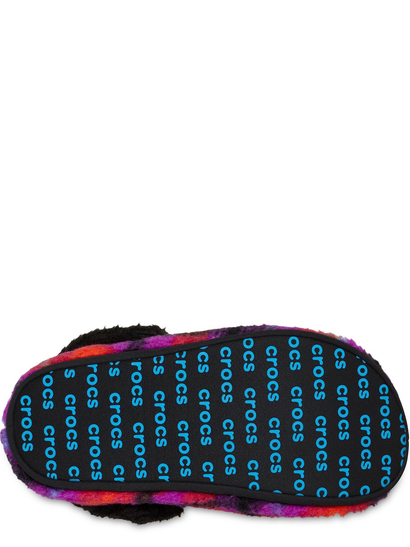Image 5 of 6 of Crocs Classic Cozzzy Plaid Slippers - Grapeberry Purple