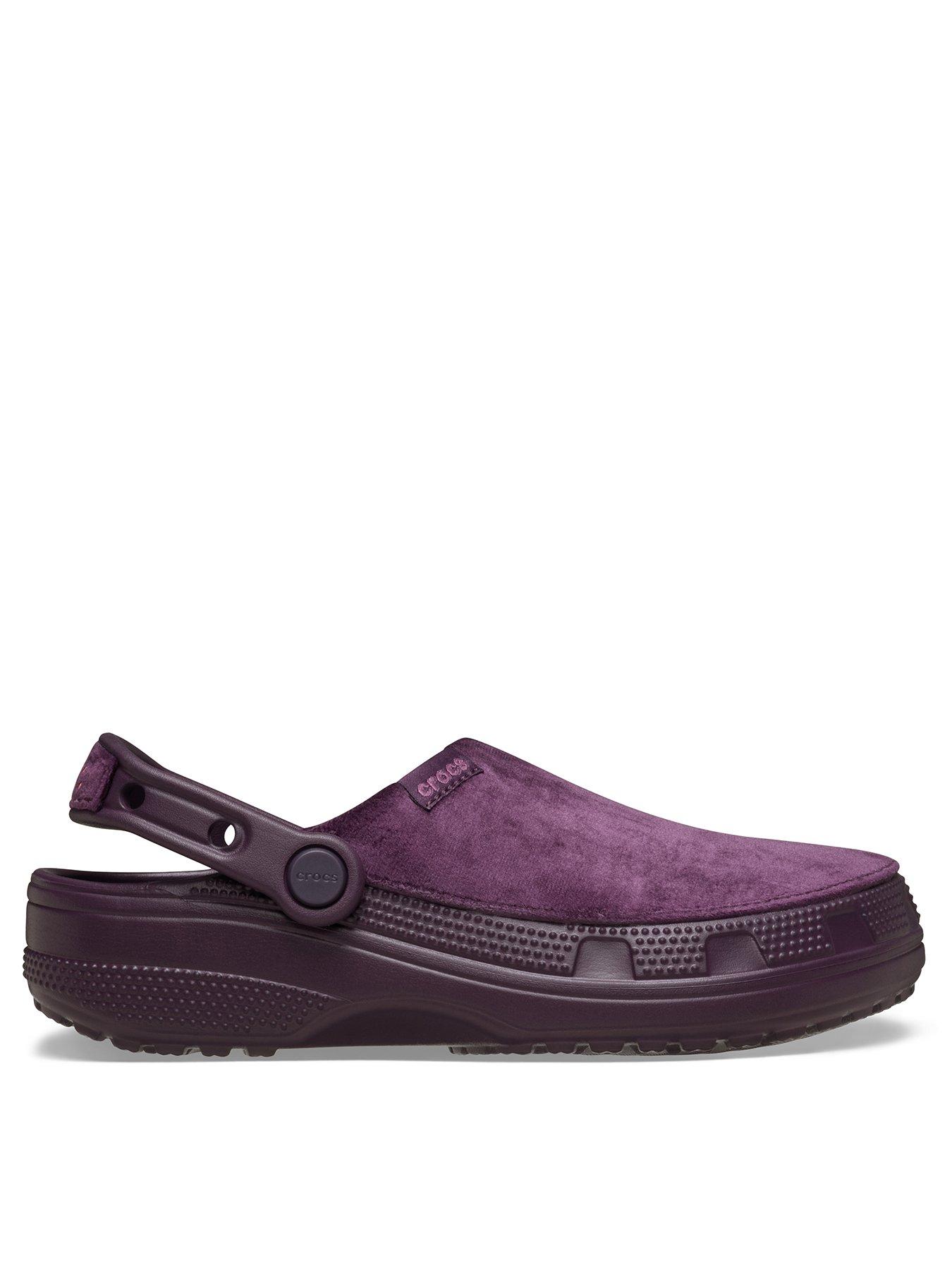 Crocs Classic Crafted Velvet Clog - Plush Plum Purple