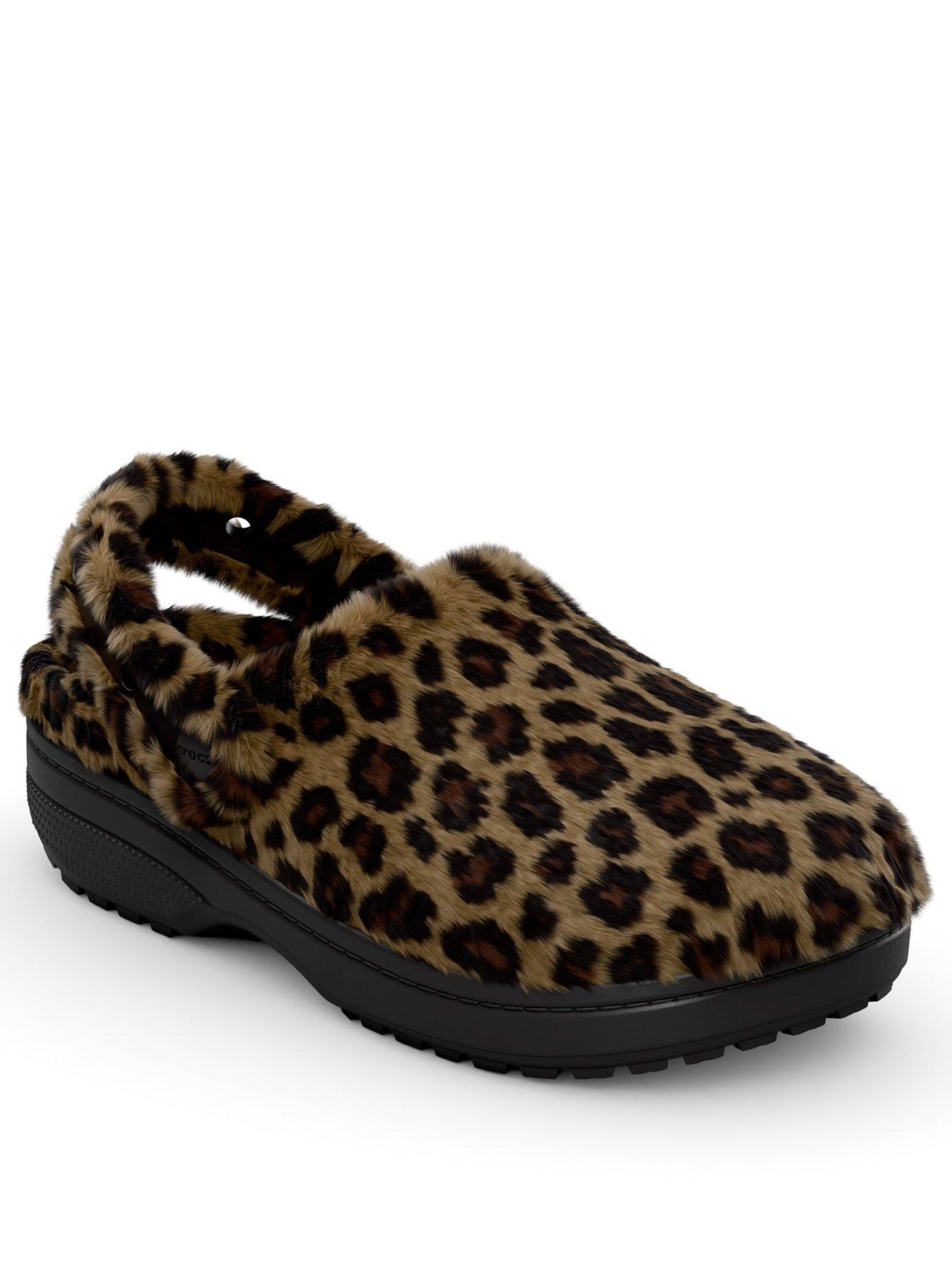 Image 2 of 6 of Crocs Classic Unfurgettable Animal Clog -Sepia/Leopard