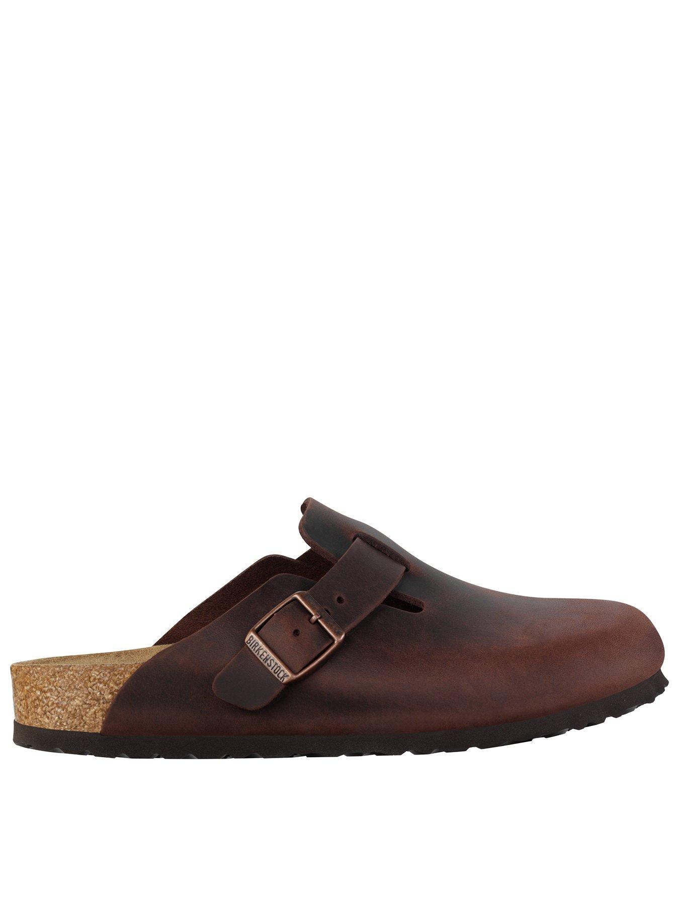 Birkenstock Boston Natural Leather Oiled - Brown