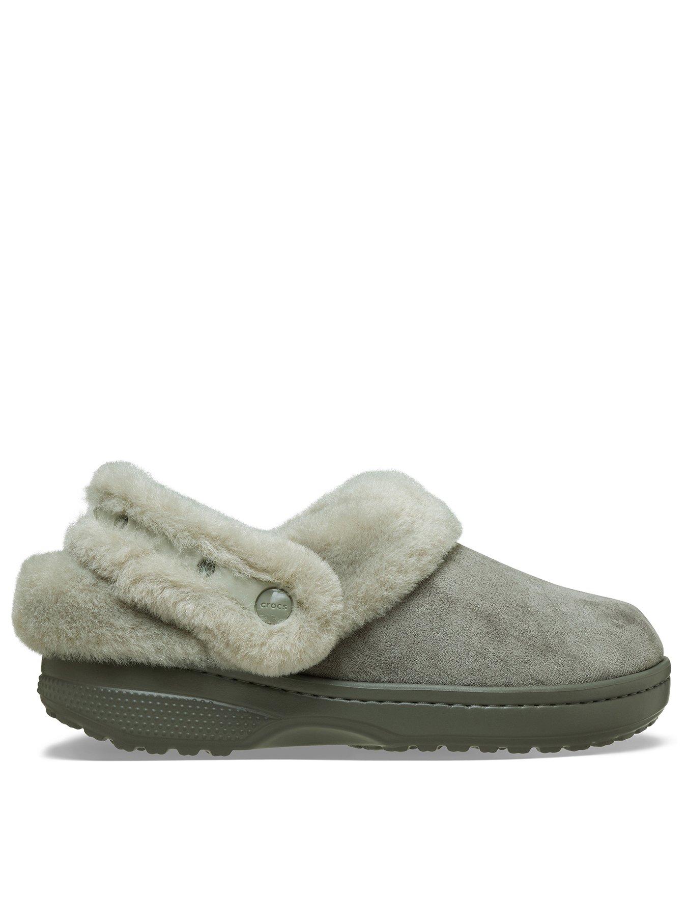 Crocs Classic Unfurgettable Sueded Clog -Galactic Grey