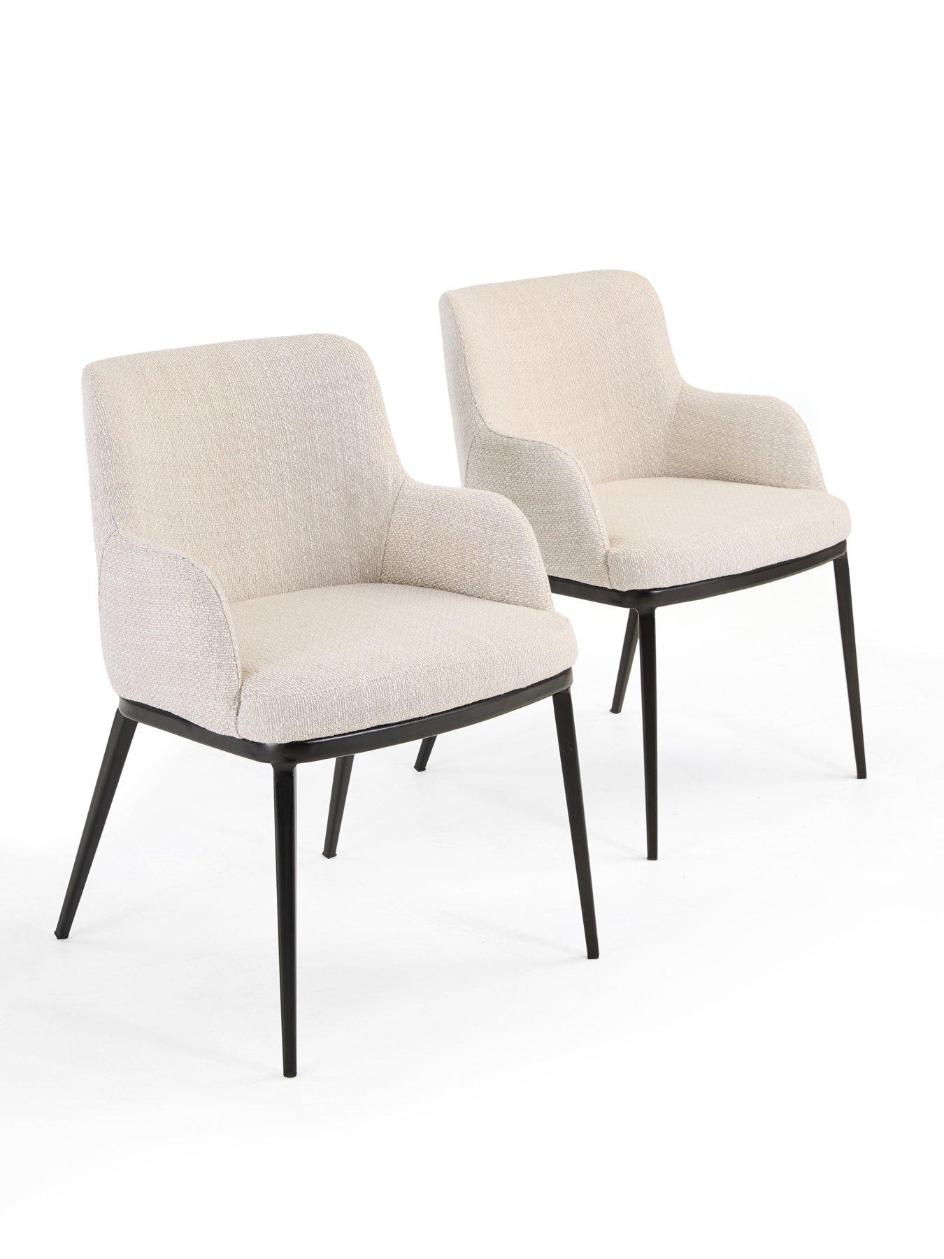 Image 3 of 7 of The Very Collection Willow Pair Of Dining Chairs - FSC&reg; Certified