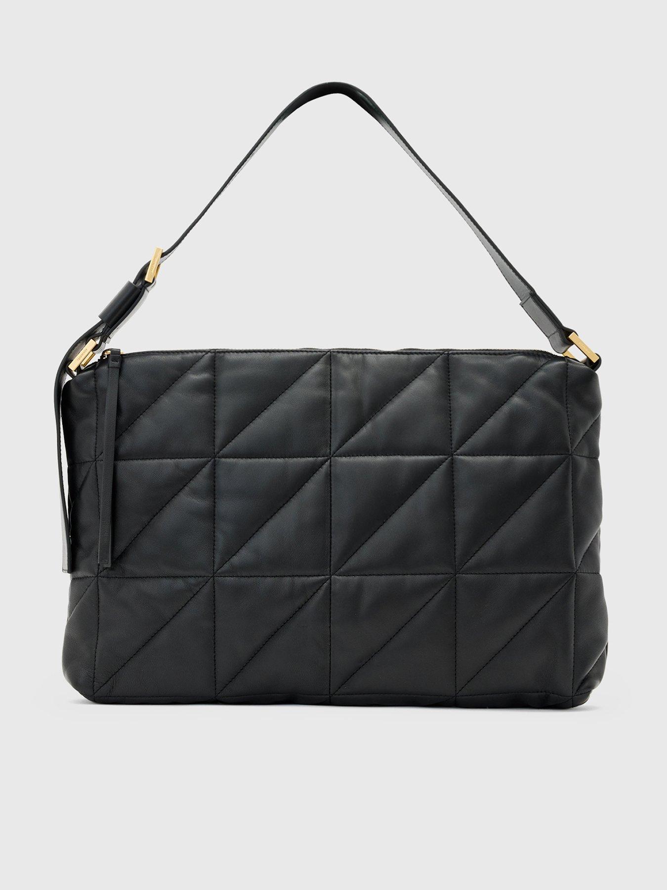 AllSaints Edbury Quilt Shoulder Bag - Black