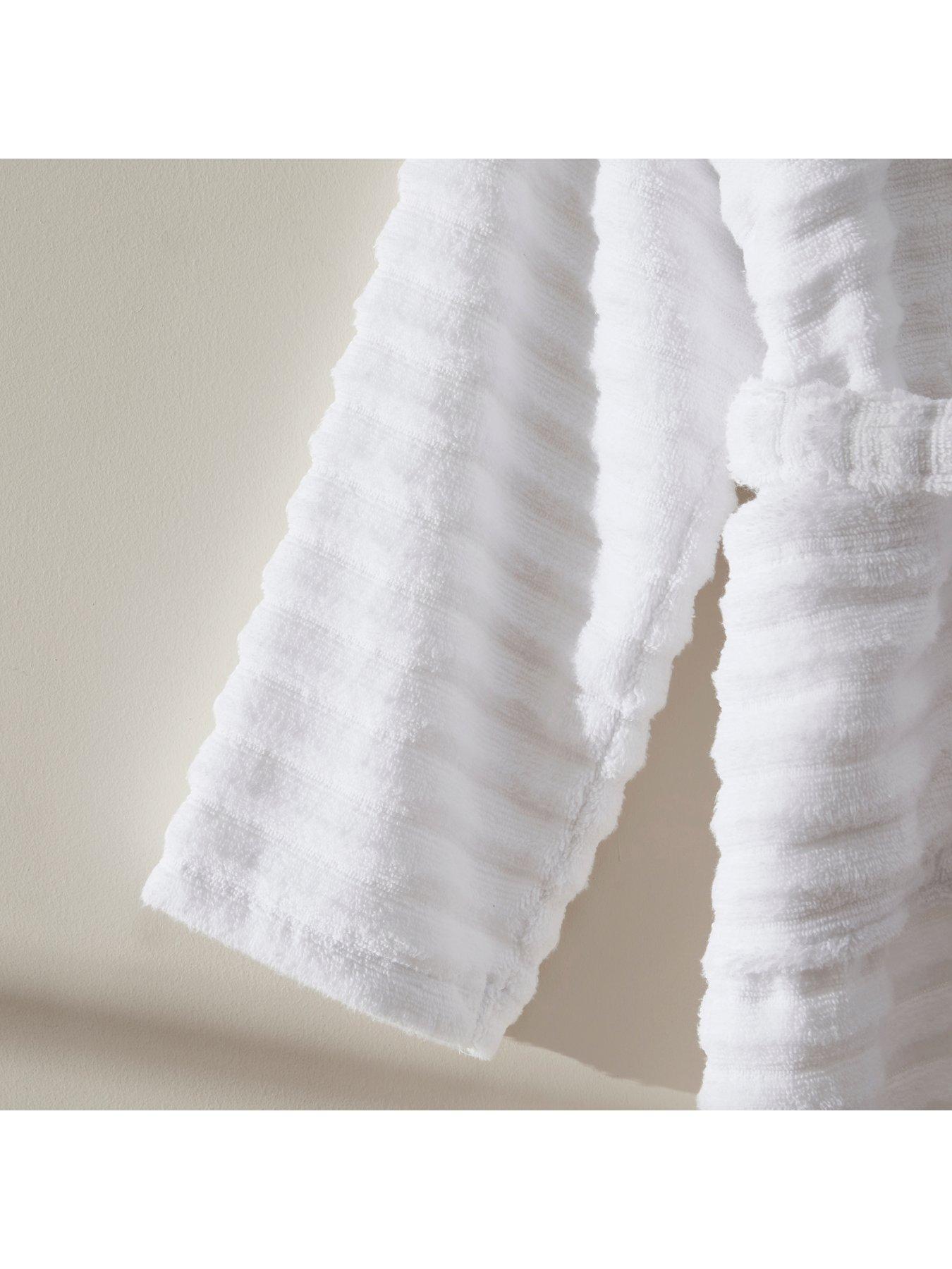 Dusk White Bathroom Robe | Very