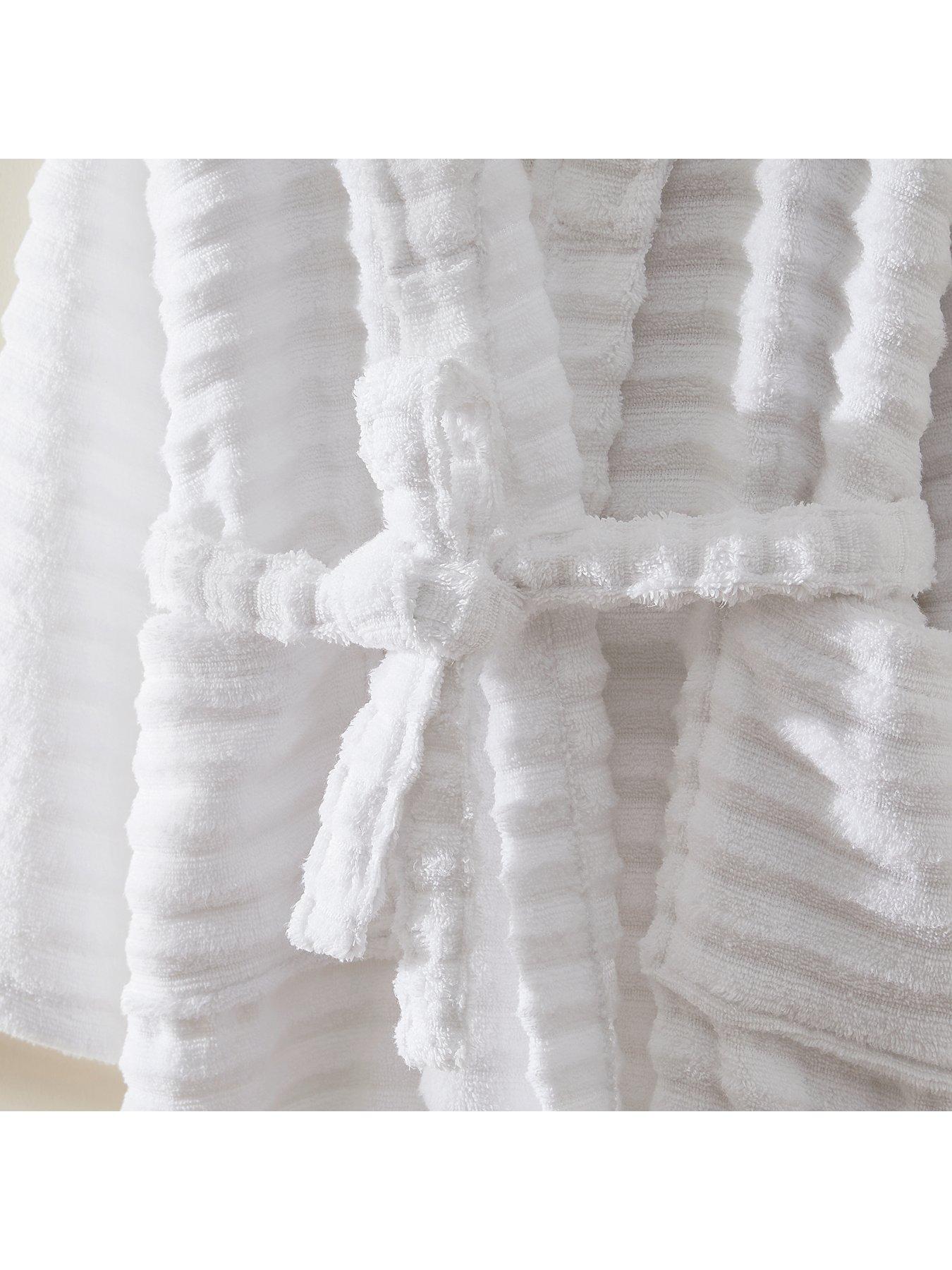 Dusk White Bathroom Robe | Very