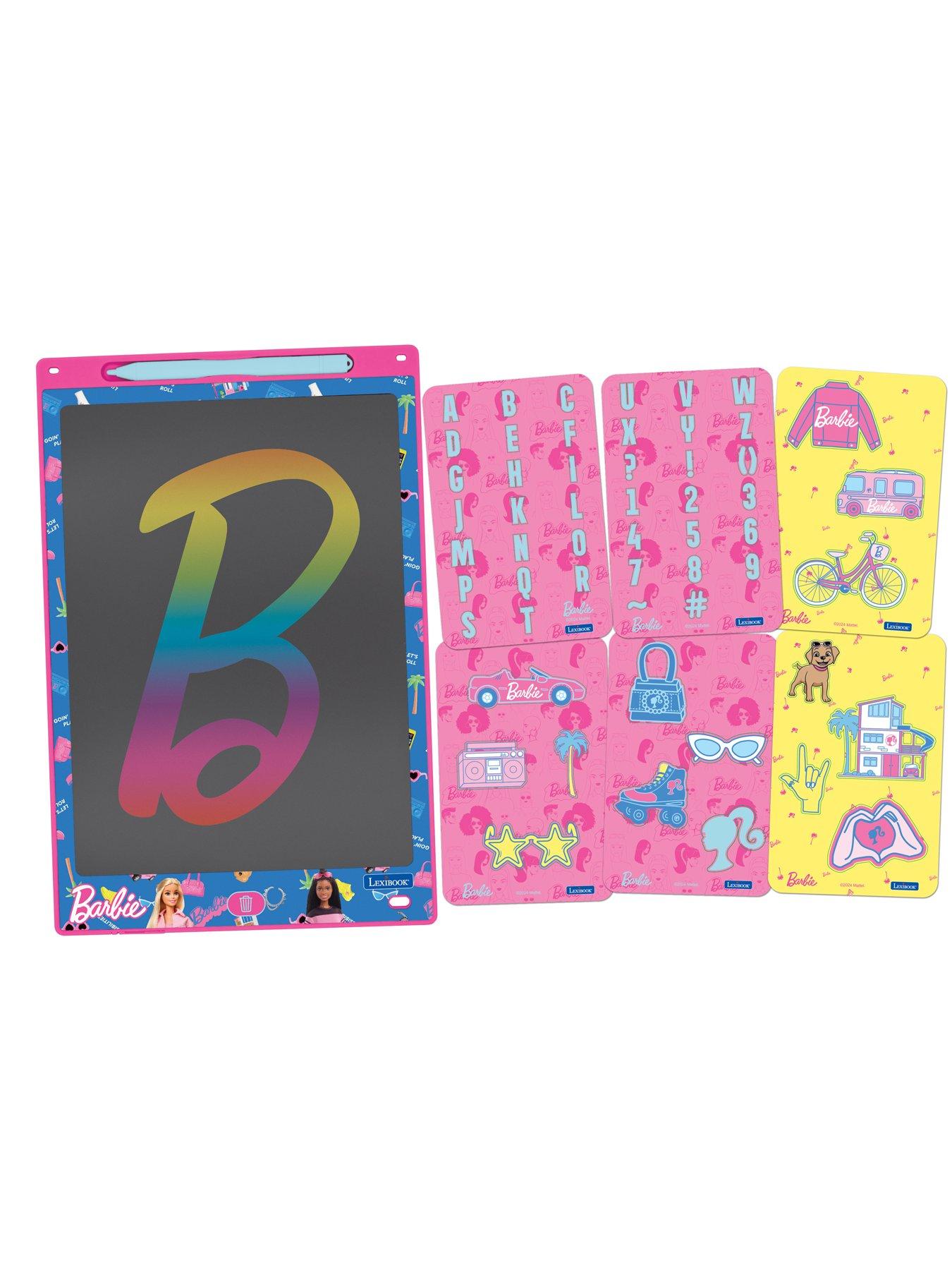 Image 2 of 7 of Barbie 11'' Multicolour E-Ink Learning Drawing Tablet with Stencils