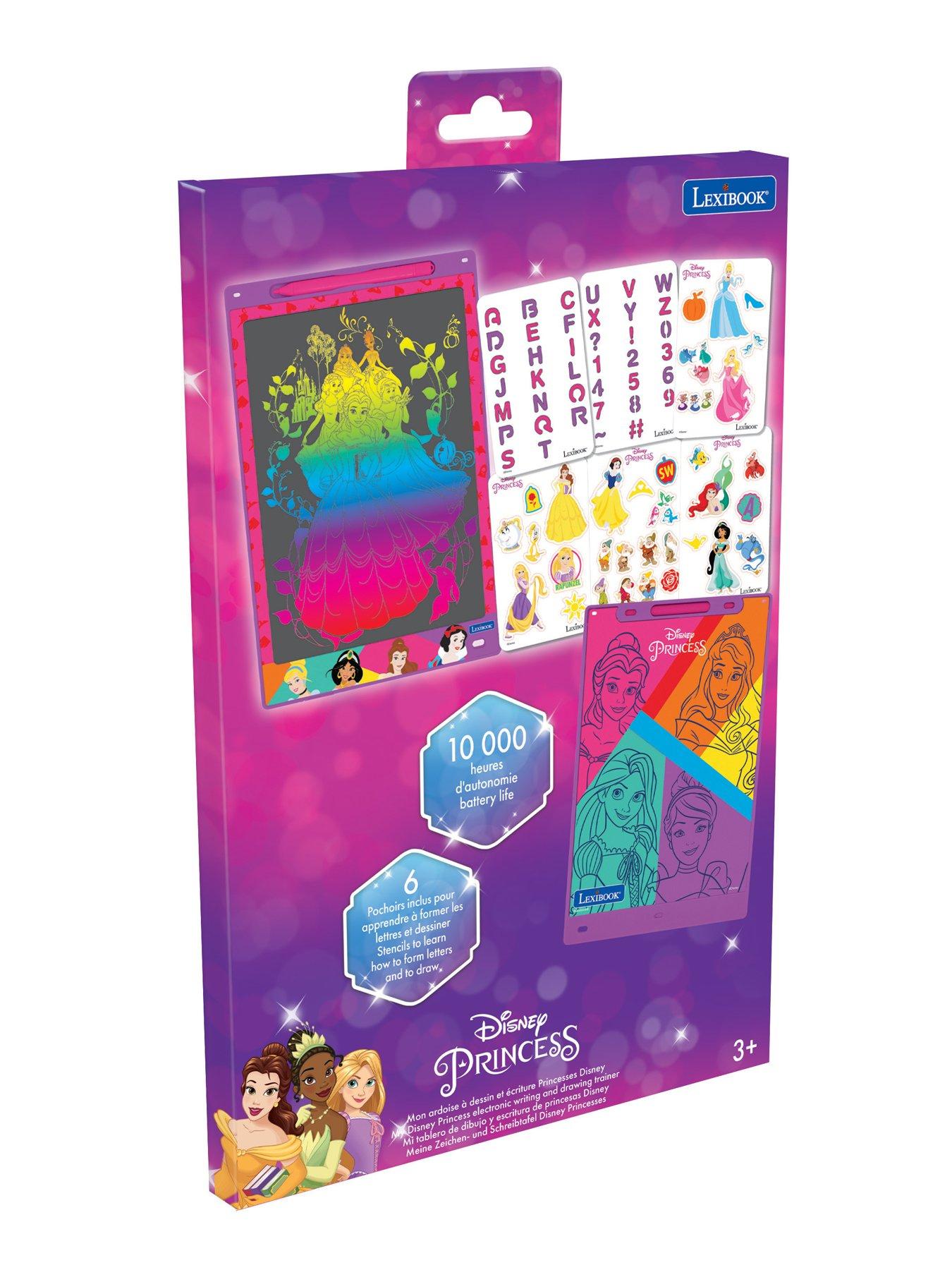 Image 5 of 7 of Disney Princess 11'' multicolor learning drawing E-ink tablet with stencils