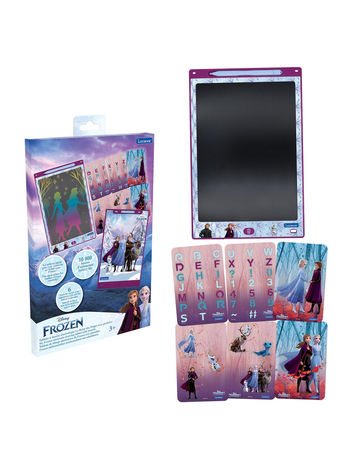 Disney Frozen 11'' Multicolour Learning Drawing E-Ink Tablet With Stencils
