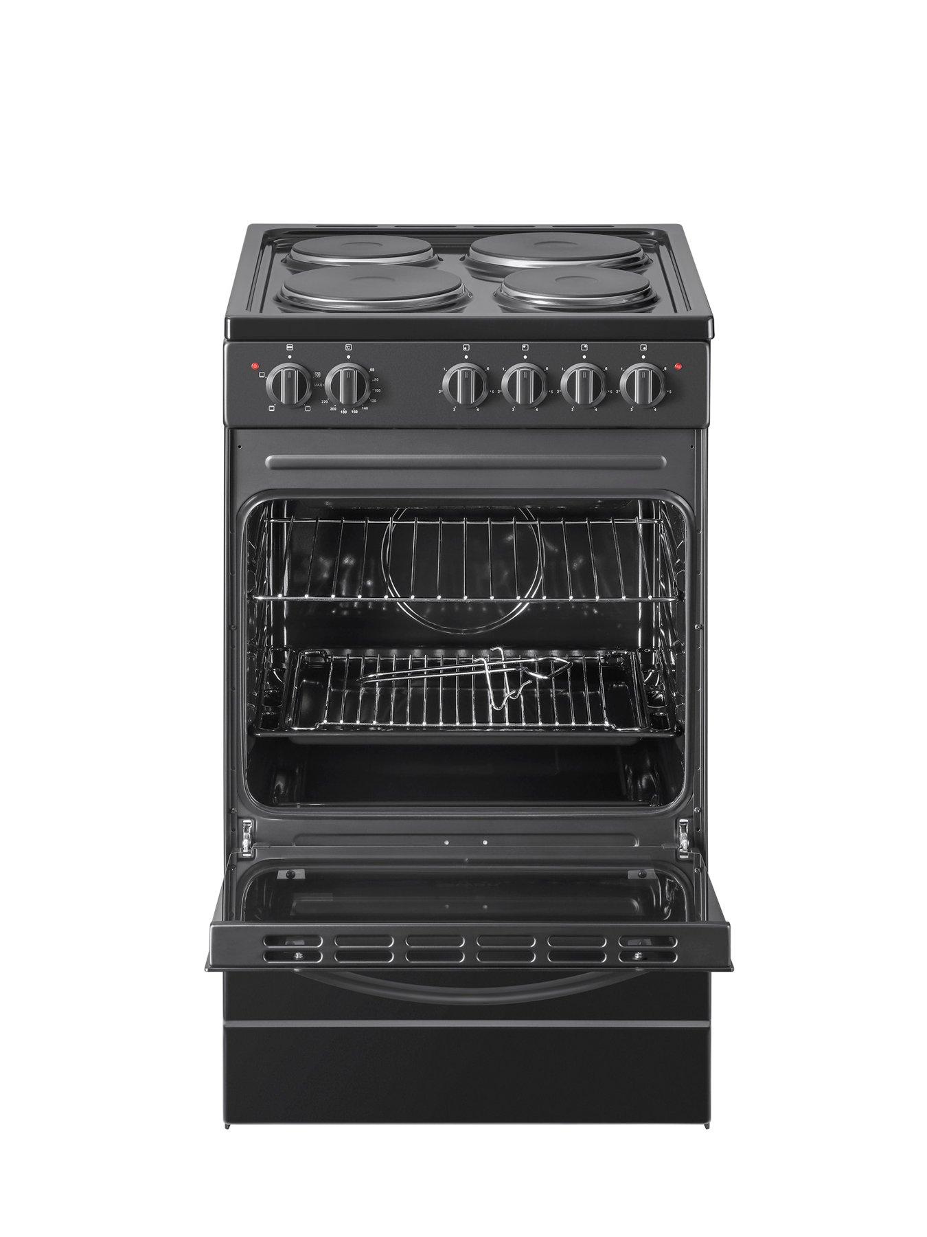 Image 2 of 6 of Swan SX16710B 50cm Electric Solid Plate Cooker - Black