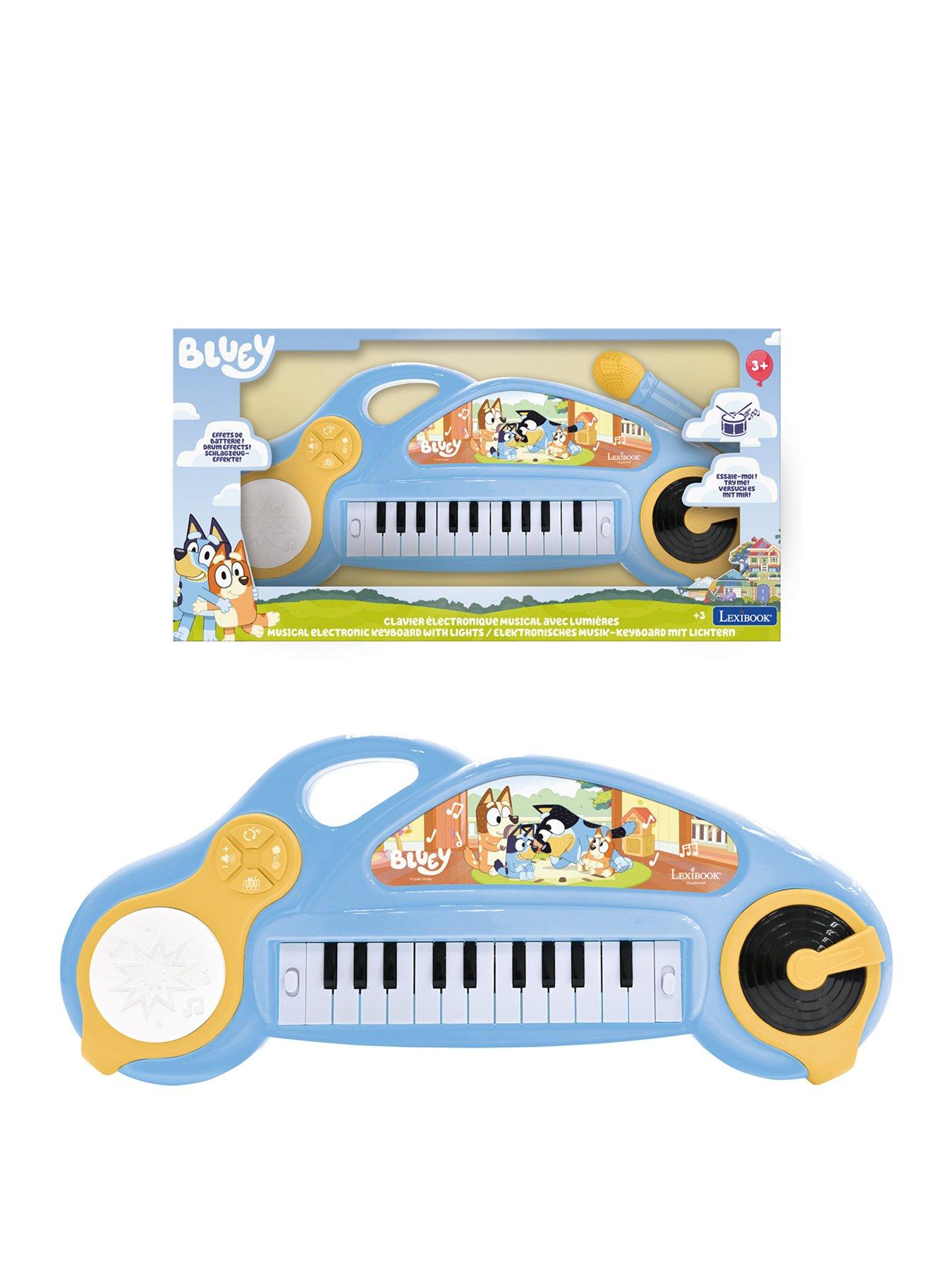Image 1 of 7 of Bluey Fun Electronic Keyboard with lights