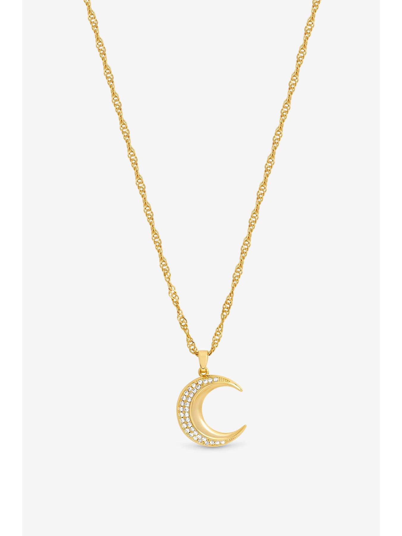 Image 3 of 4 of Jon Richard 18K Gold Plated Celestial Pendant - Gift Box