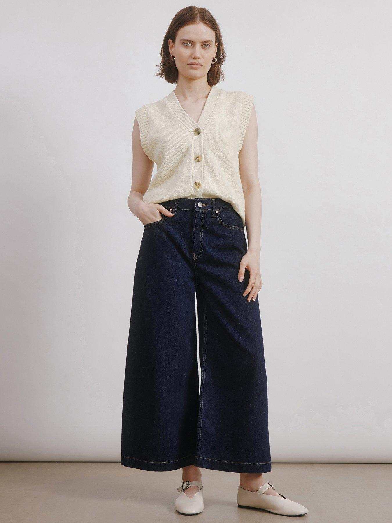 undefined Denim Culottes
