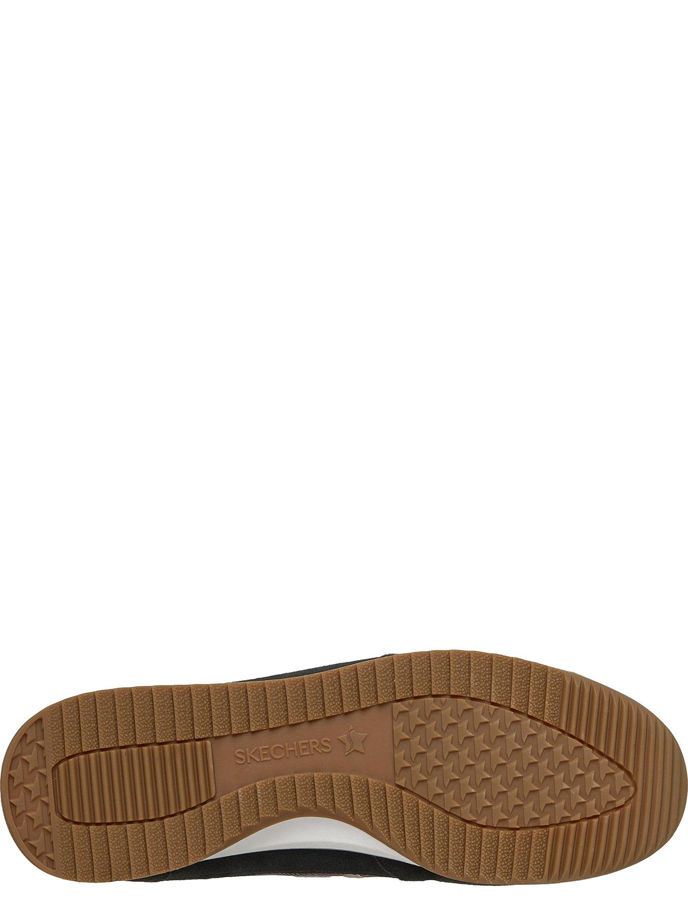 Image 4 of 5 of Skechers Skx 92 Perfectly Shimmer Textile Suede Trainer - Black
