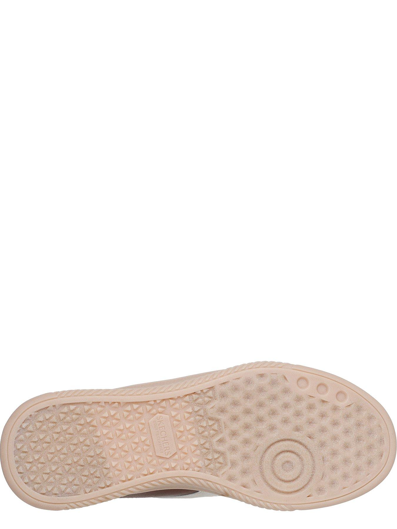 Image 4 of 5 of Skechers Hotshot Hi Lifted Luxe Duraleather Lace-Up Slip-Ins Trainer - Brown