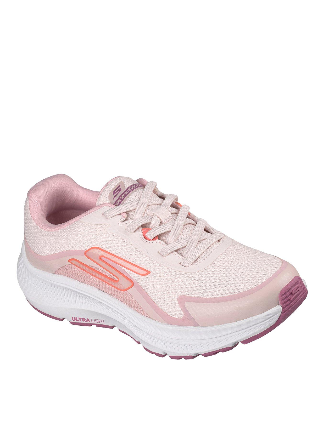 Image 2 of 5 of Skechers Go Run Consistent 2/0 Mesh Bungee Lace Trainer - Pink