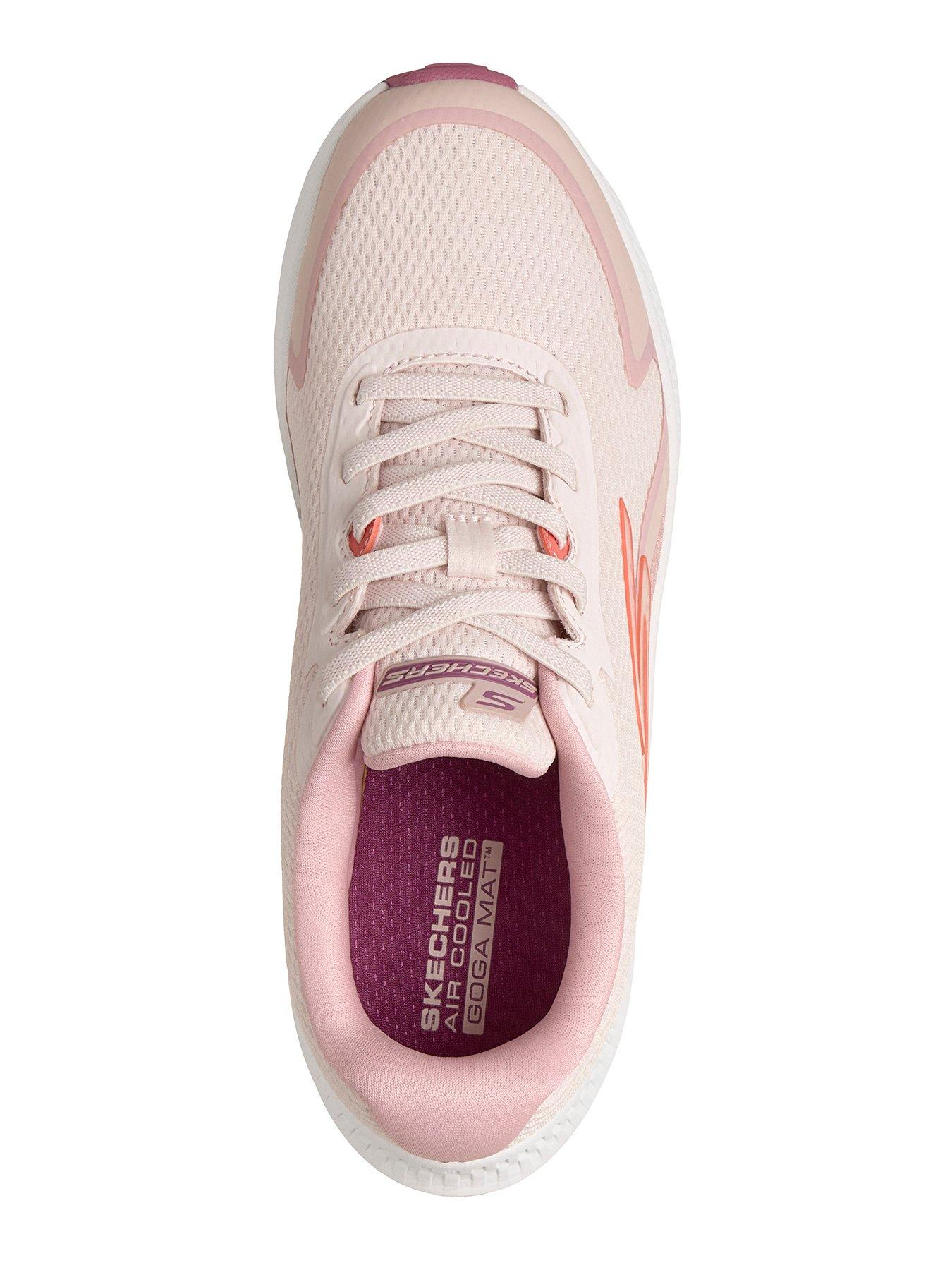Image 3 of 5 of Skechers Go Run Consistent 2/0 Mesh Bungee Lace Trainer - Pink