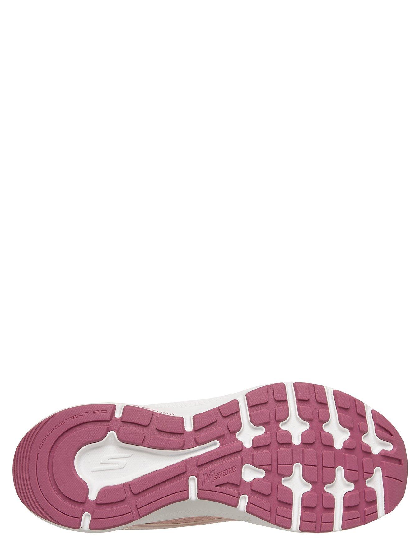 Image 4 of 5 of Skechers Go Run Consistent 2/0 Mesh Bungee Lace Trainer - Pink