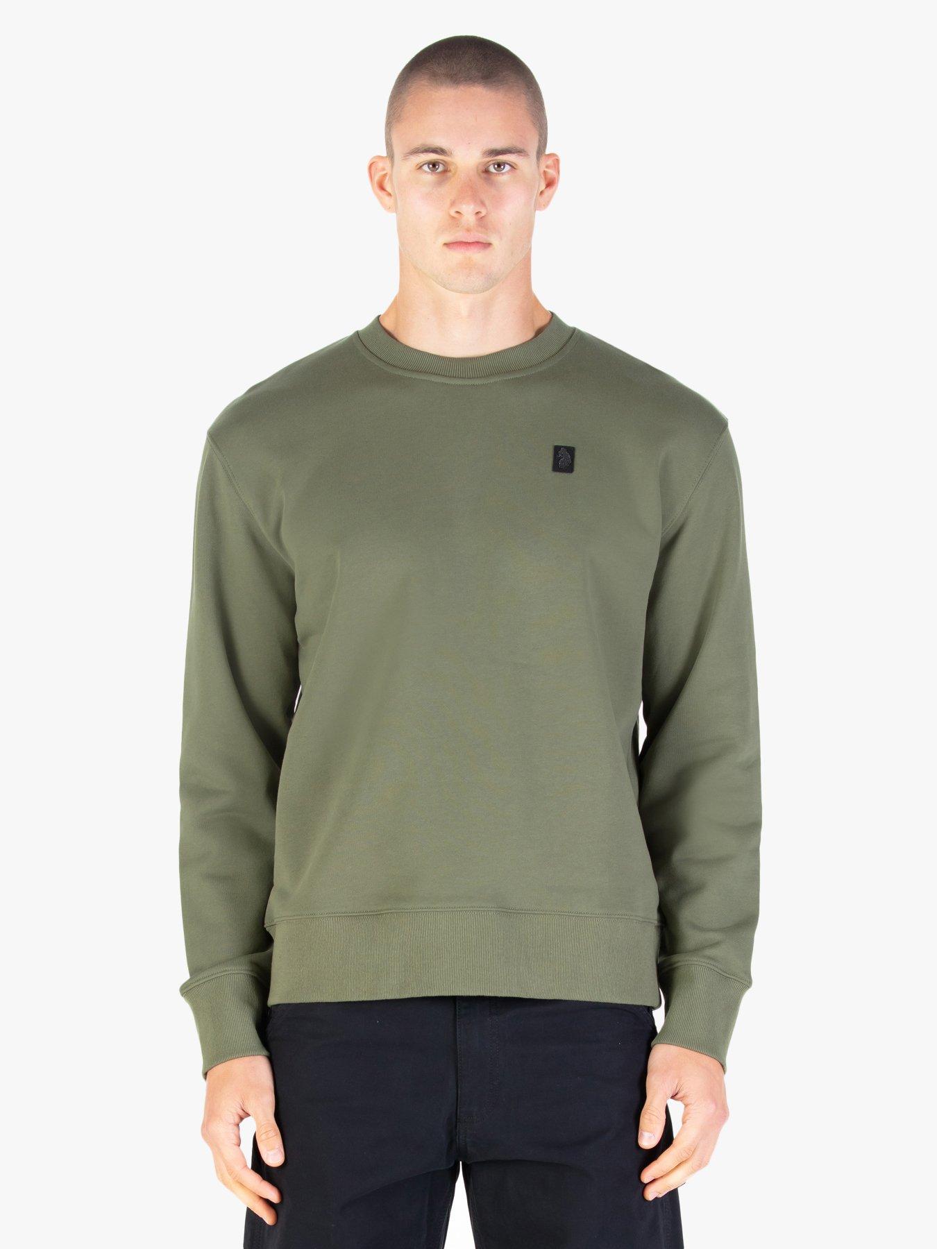 undefined Parker Crew Sweat - Khaki