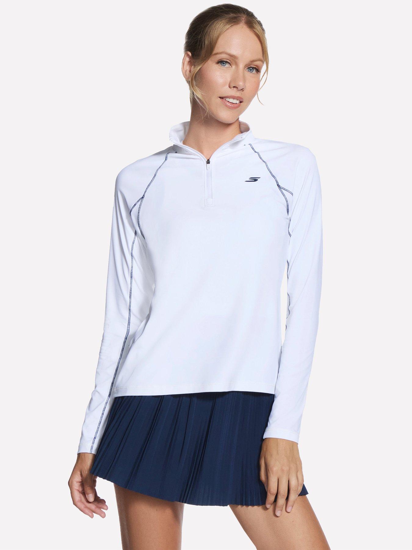 Skechers Stride Performance 1/4 Zip Jacket - White
