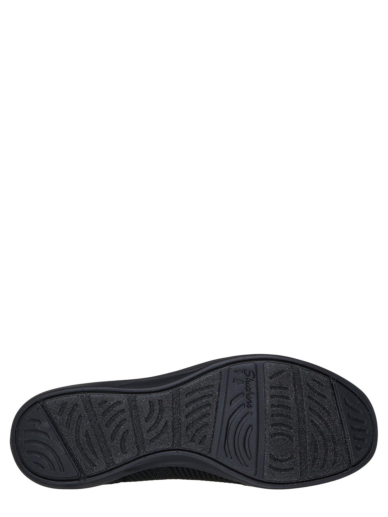 Image 4 of 5 of Skechers Arya Fancy You Trainer - Black Knit