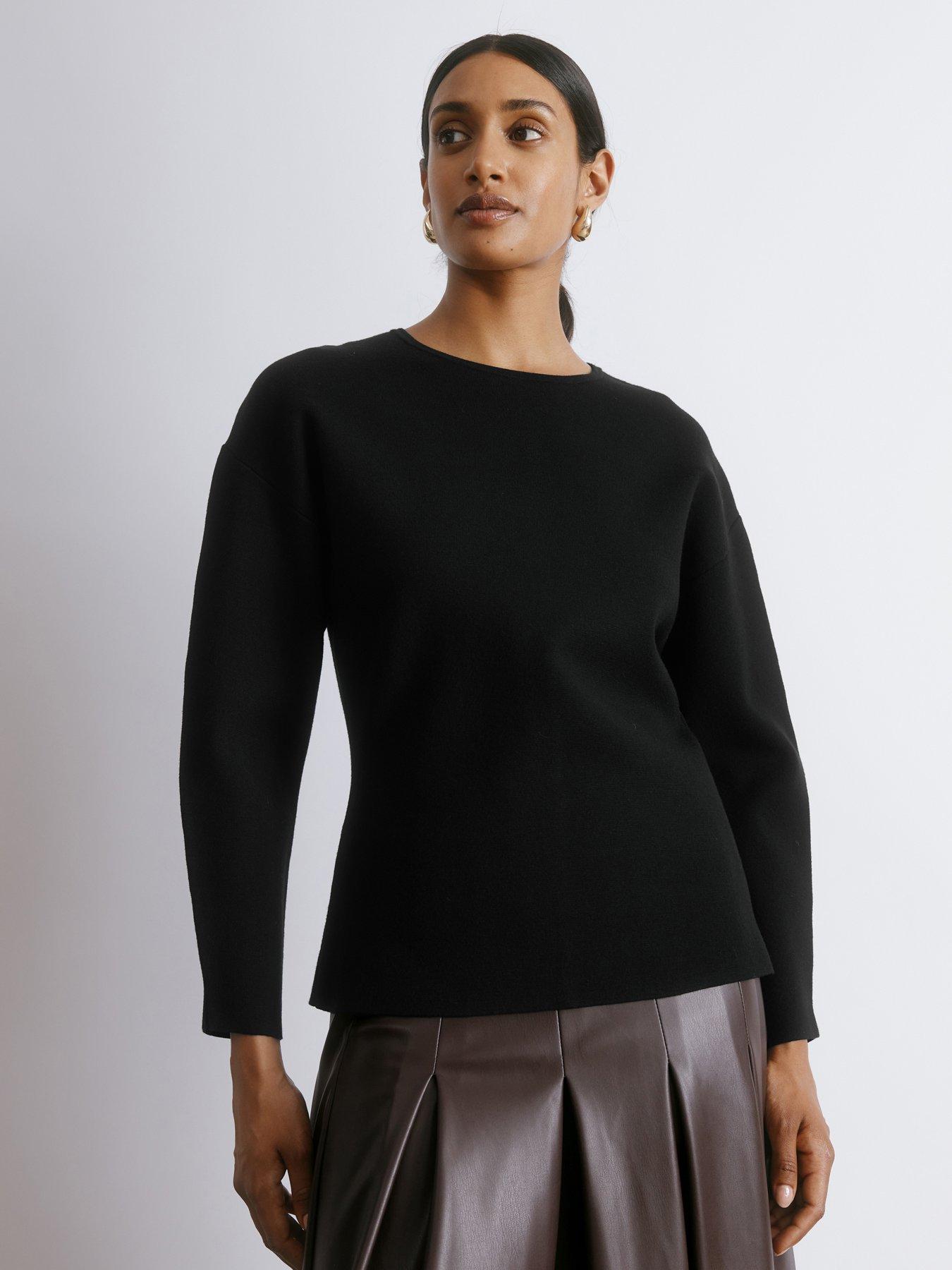 albaray-cocoon-jumper-black
