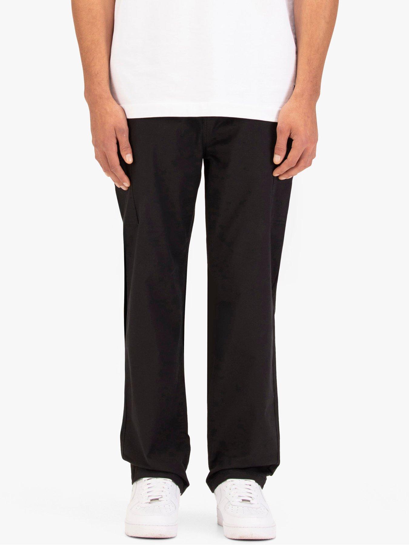 Luke 1977 Relaxed Fit Cargo Trousers - Black