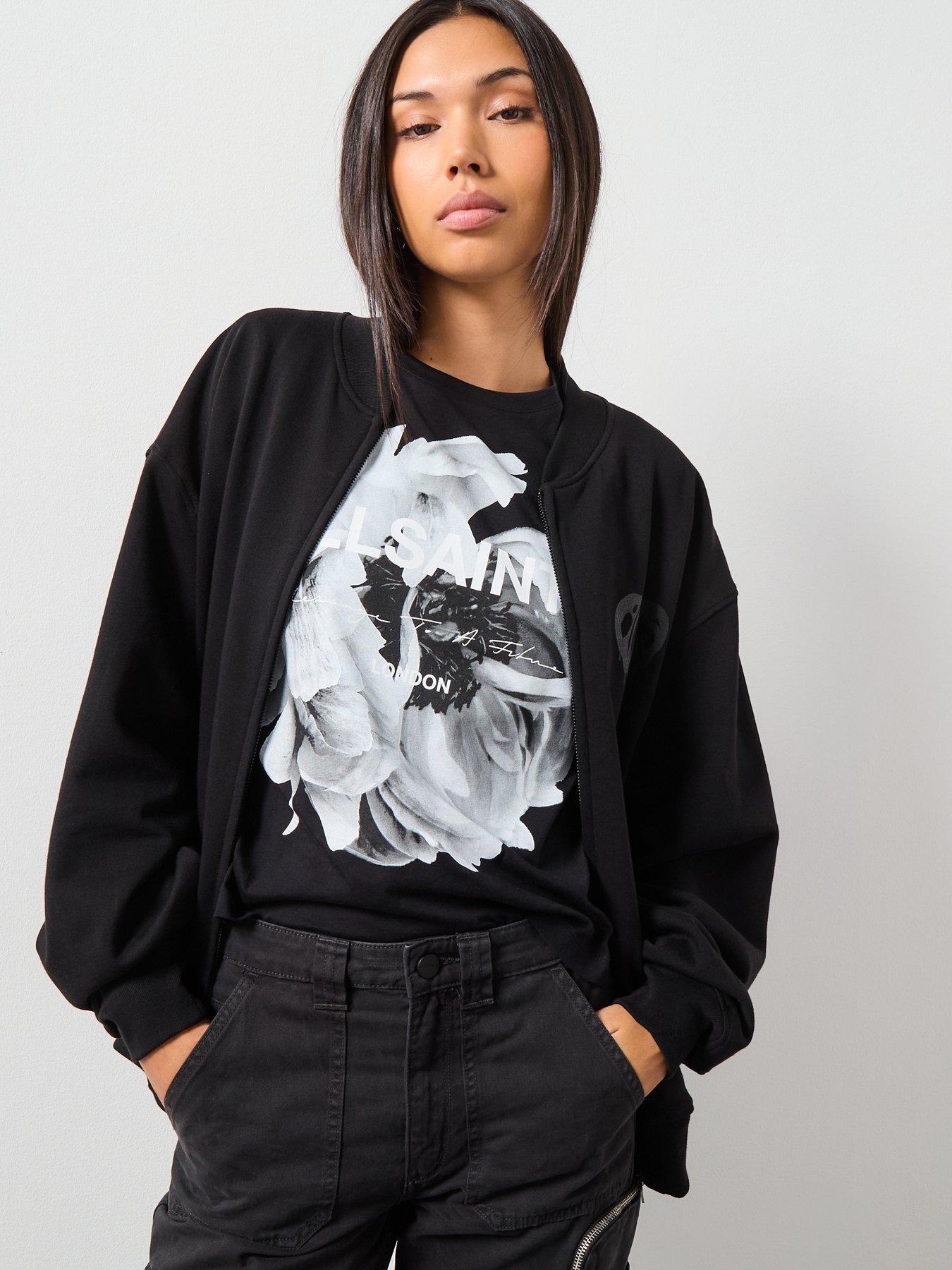 AllSaints Poster Belle Bomber - Black
