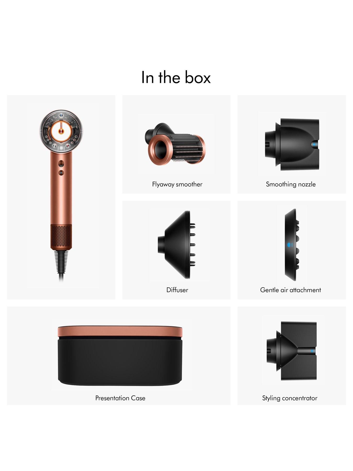 Image 7 of 8 of Dyson Supersonic Nural&trade; Hair Dryer for Straight &amp; Wavy Hair - Amber Silk<br /><br />&nbsp;