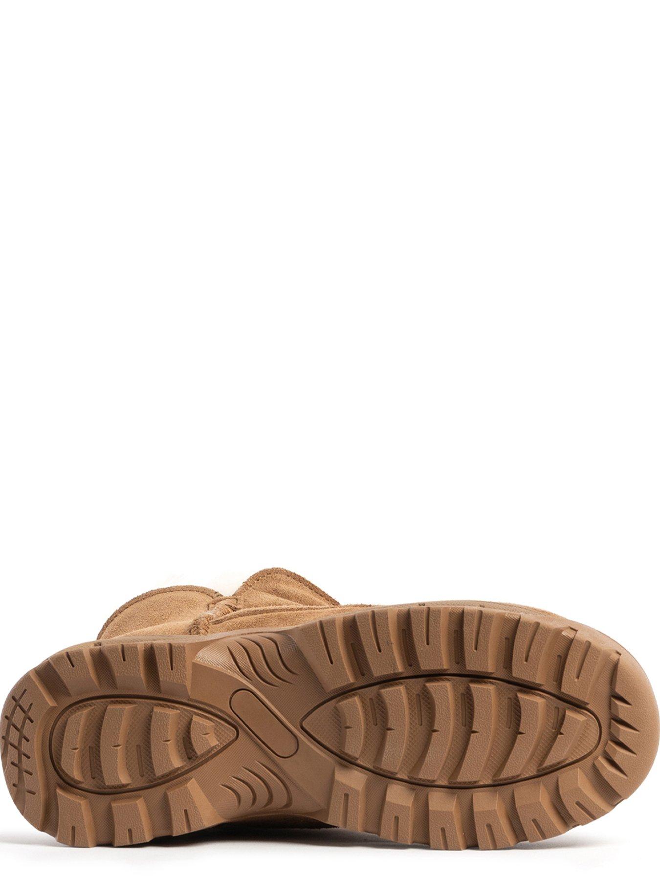 Image 3 of 5 of Just Sheepskin Ladies Hannah Sheepskin Padded Boot - Chestnut