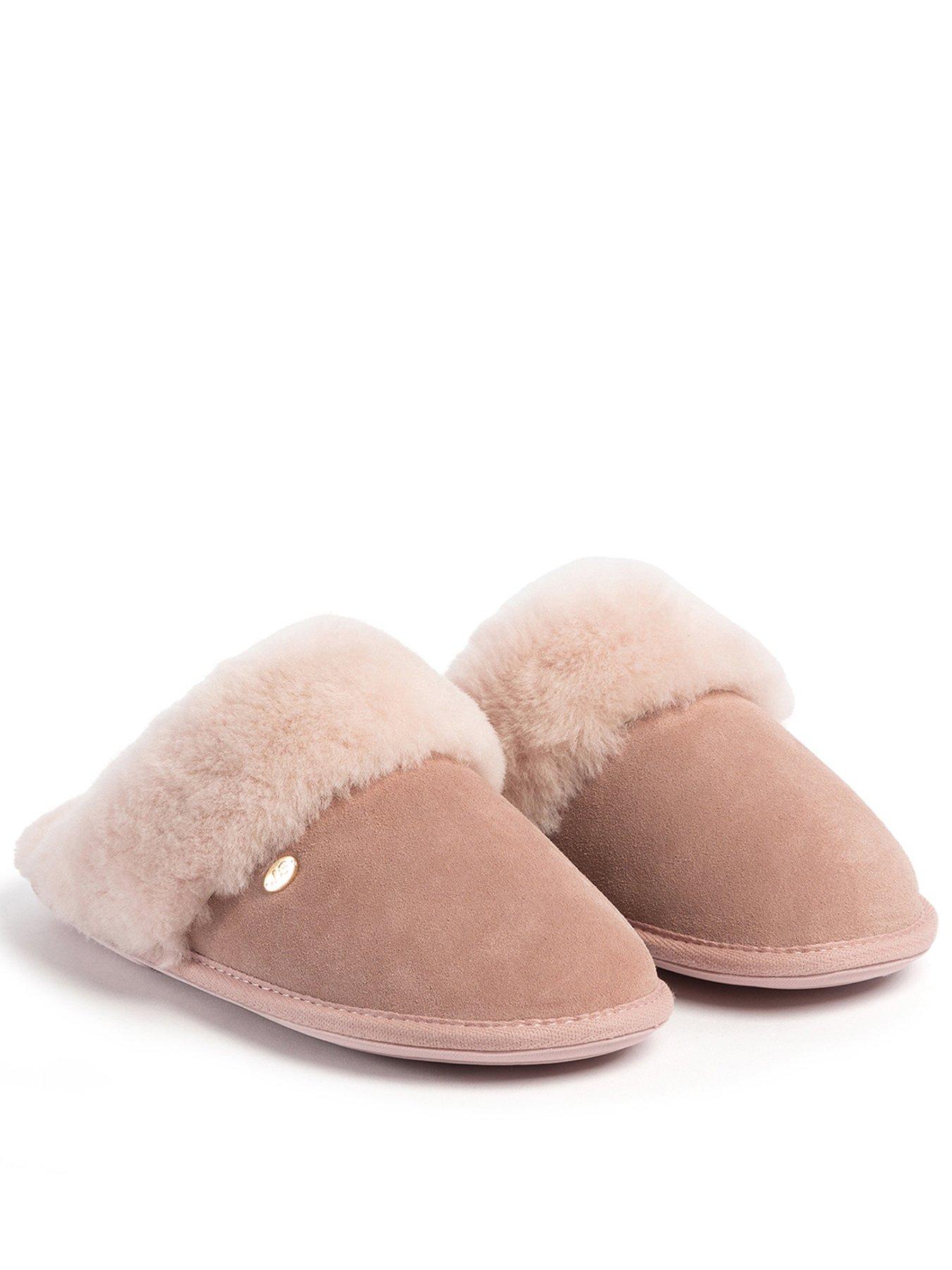 Just Sheepskin Ladies Duchess Sheepskin Slipper - Pink