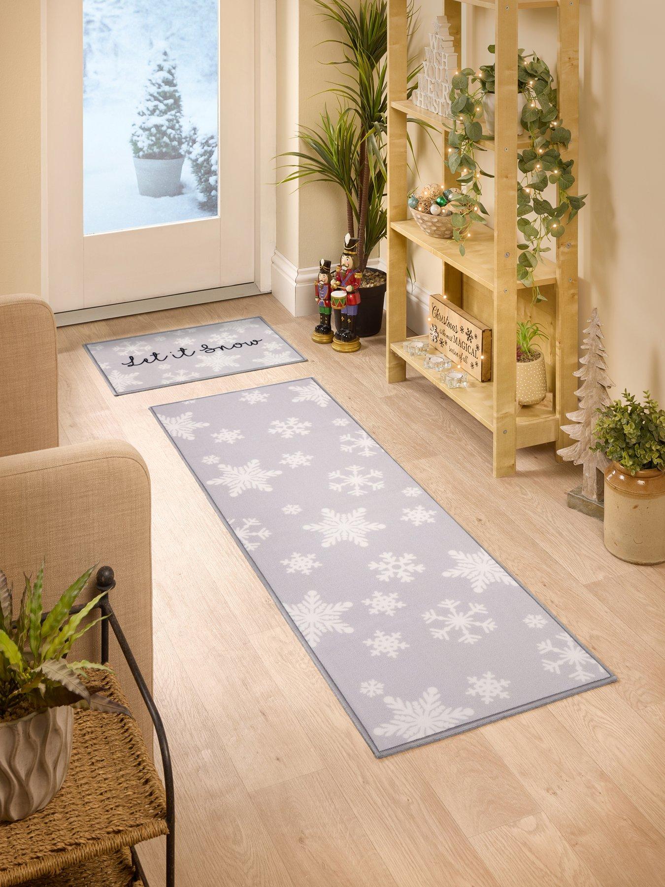 Very Home Let it Snow Doormat and Runner Set 40x60/50x150cm