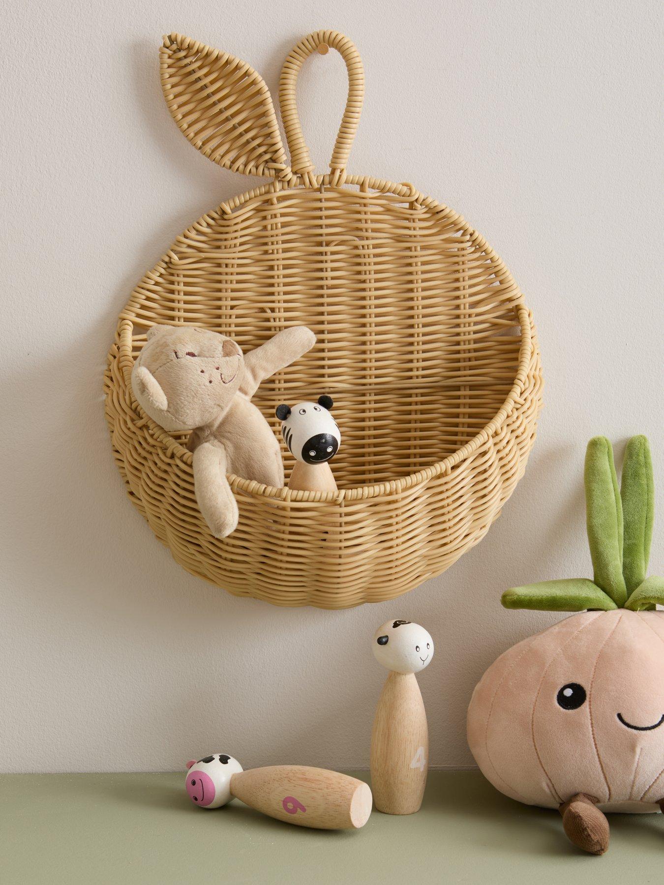The Very Collection Orange Hanging Wall Basket