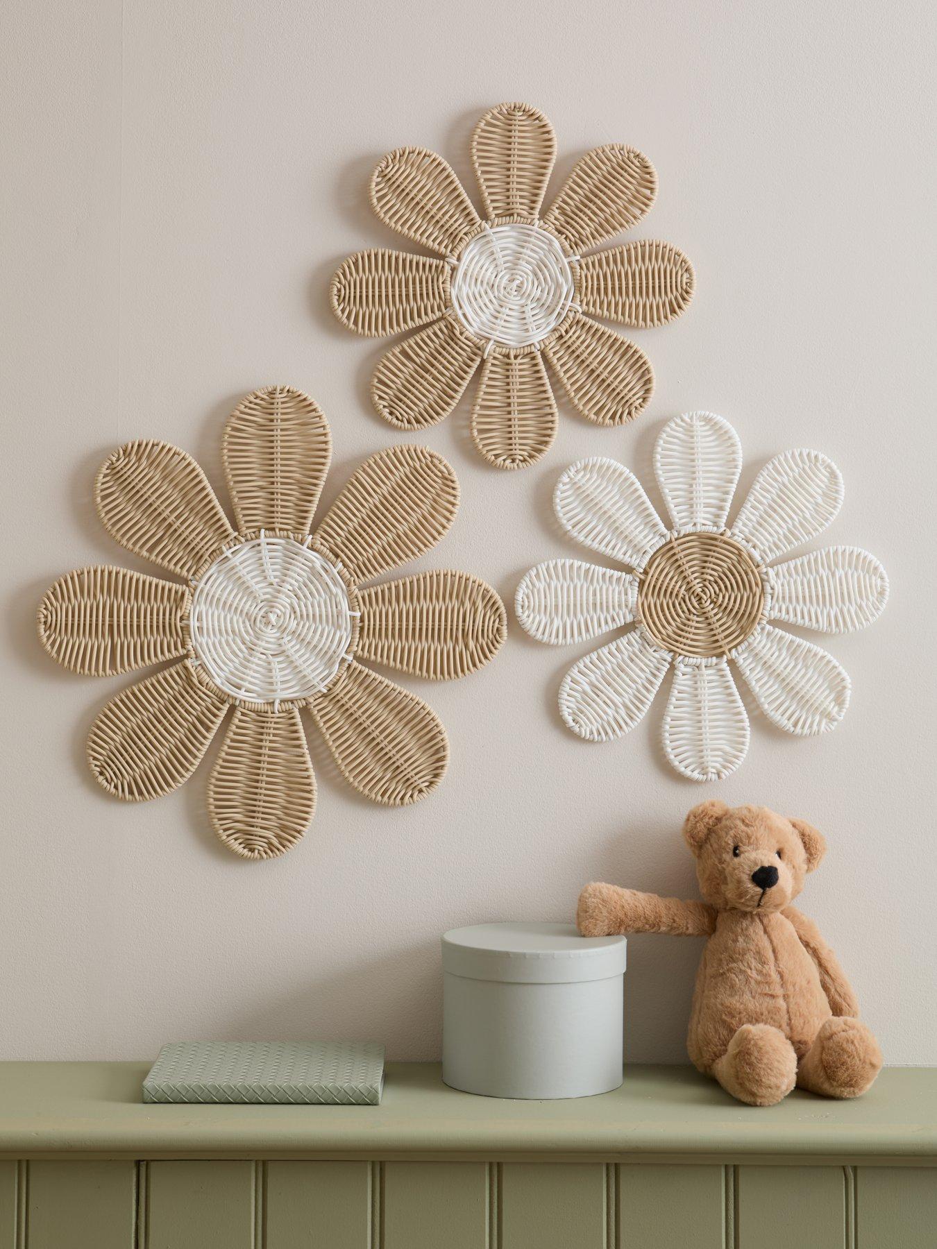 The Very Collection Set of 3 Flower Wall Decorations