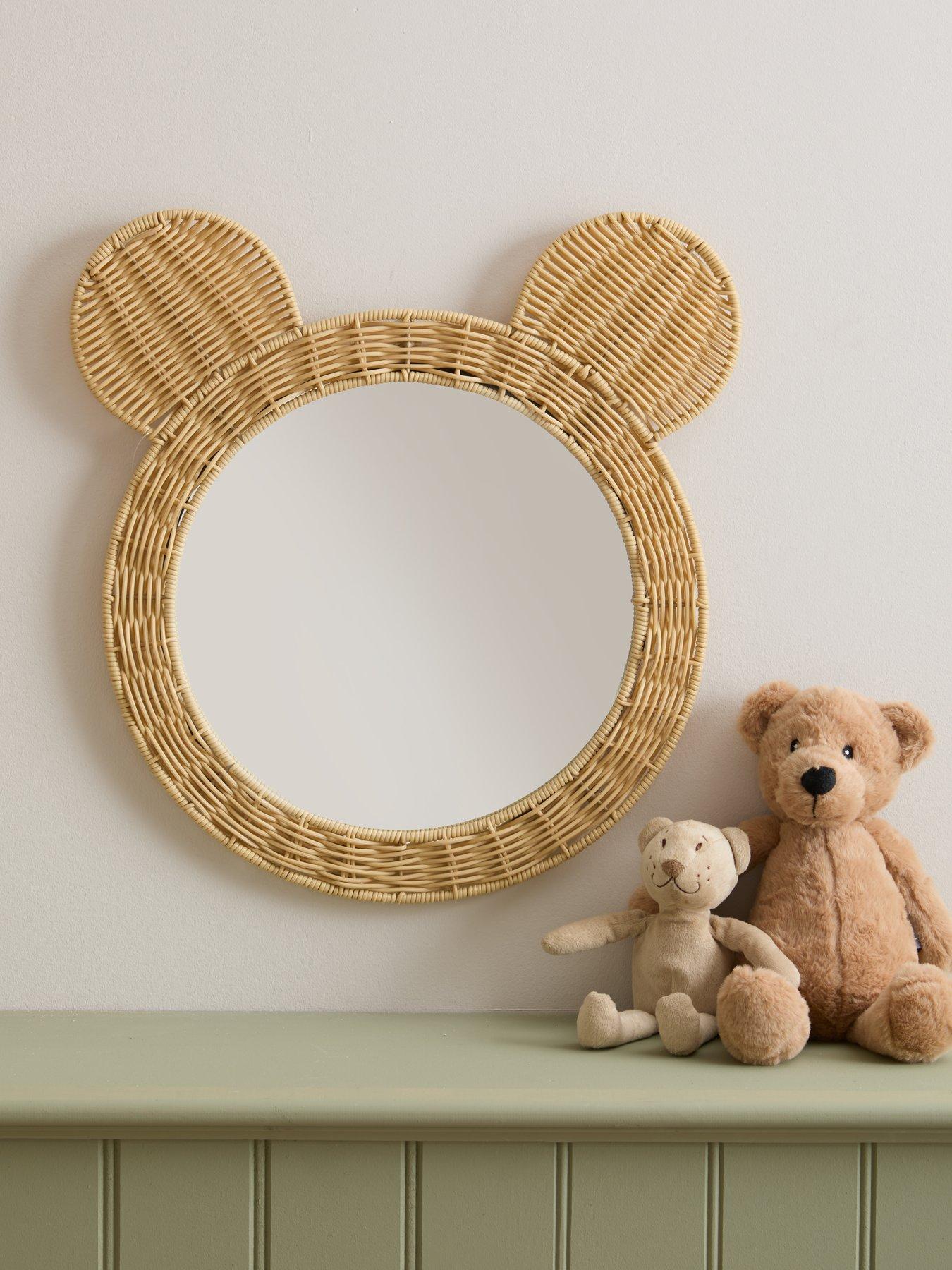 The Very Collection Bennie Bear Woven Mirror