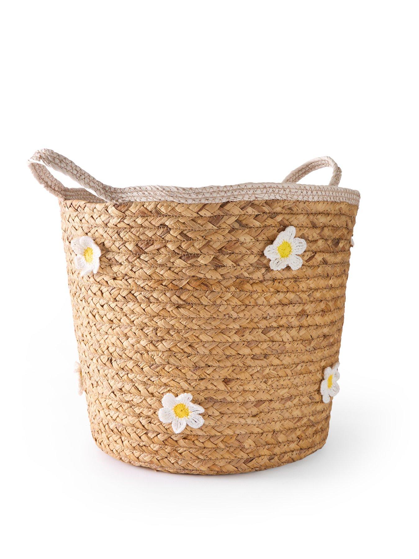 Image 3 of 7 of The Very Collection Daisy Embroidered Basket