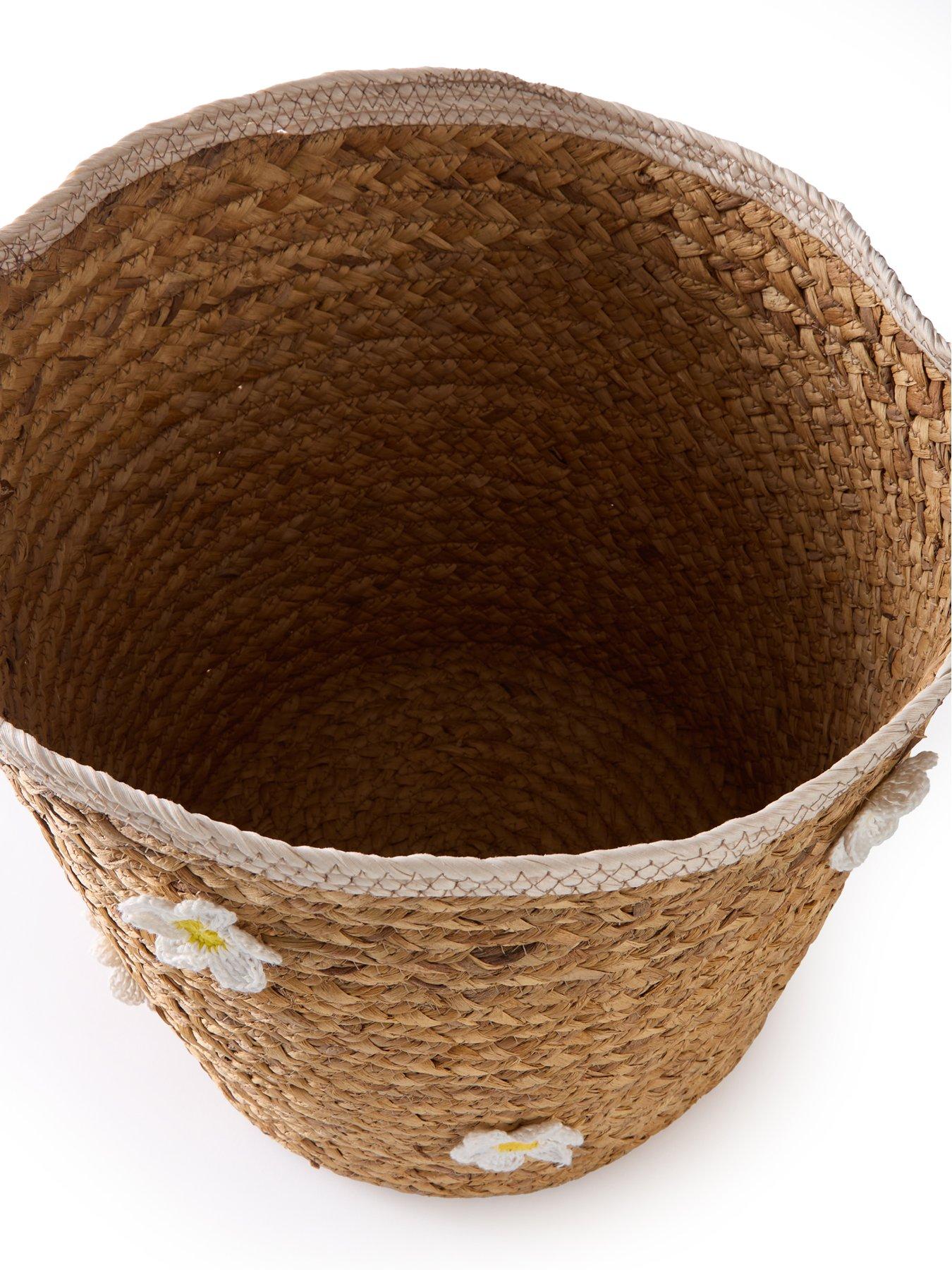Image 7 of 7 of The Very Collection Daisy Embroidered Basket