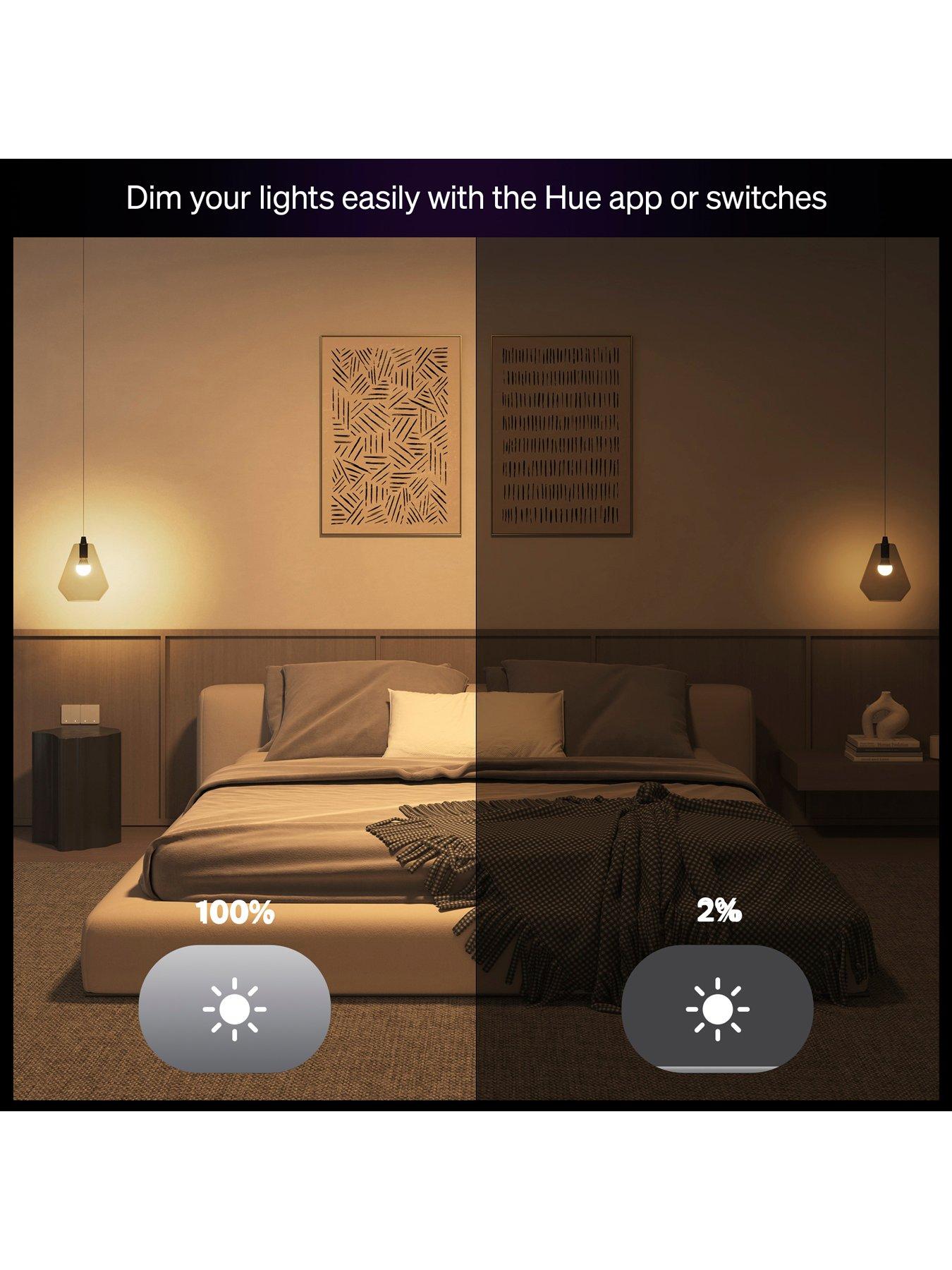 Image 4 of 7 of Philips Hue Hue Essentials Colour A60 B22 2-pack and bridge