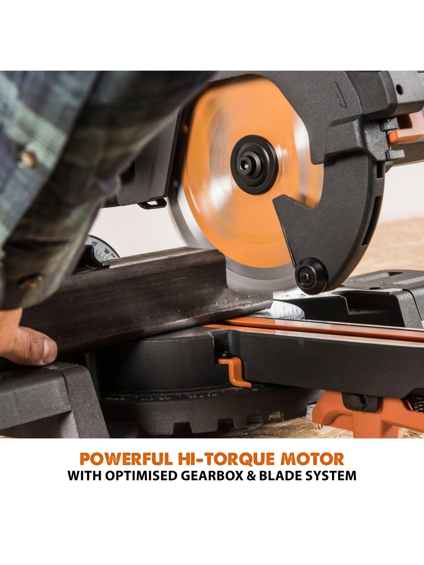 Image 7 of 7 of Evolution 185mm Multimaterial Cutting Tct Sliding Mitre Saw