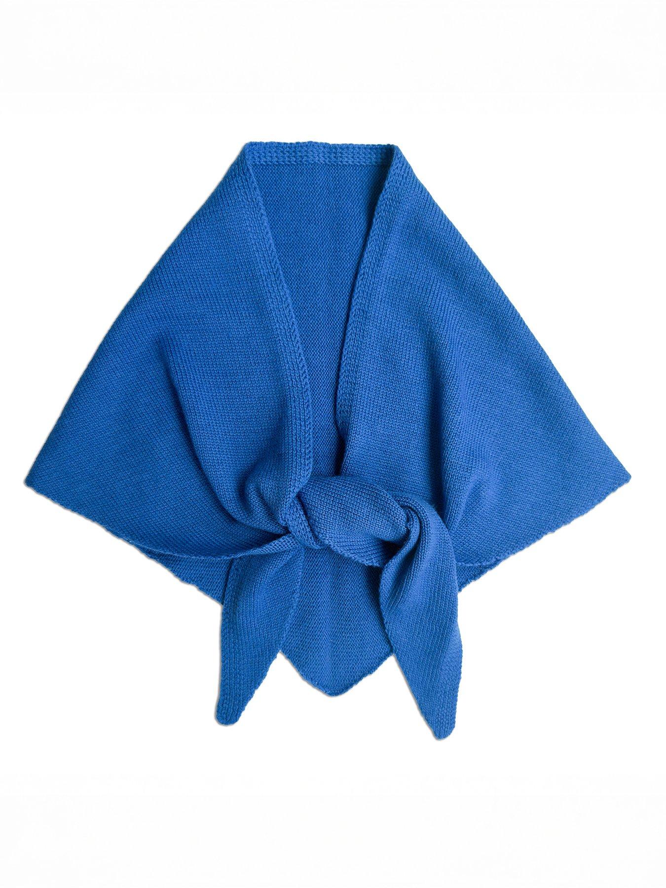 Image 3 of 3 of Albaray Square Scarf Blue