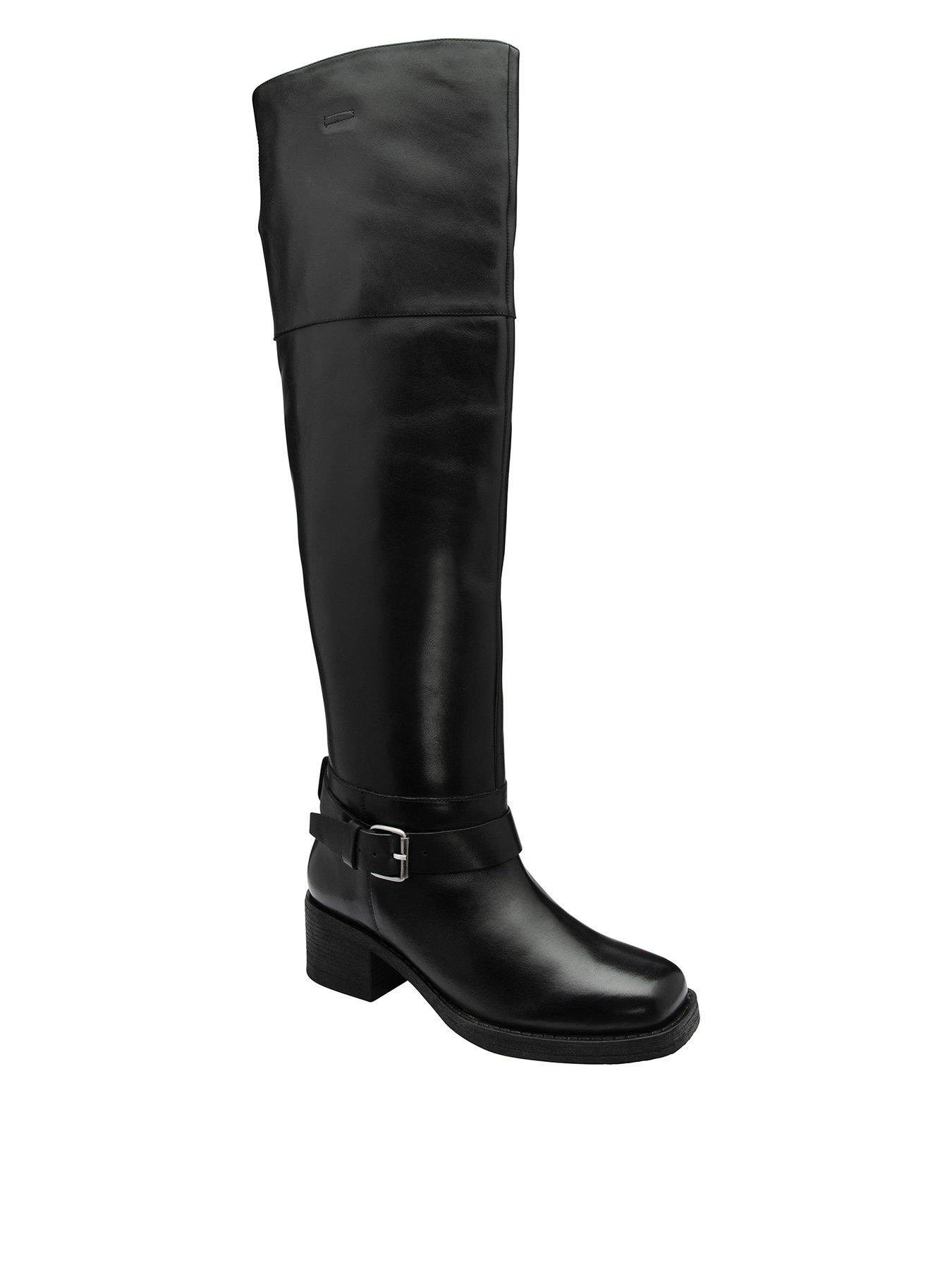 Ravel Colwell Knee Boots, Black, Size 3, Women