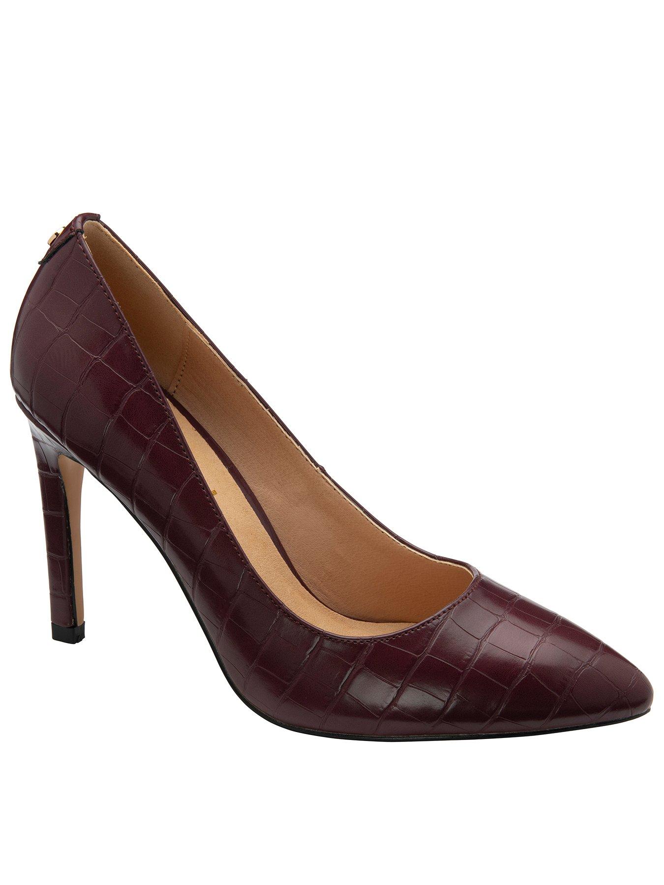 Ravel Edson Heel Shoes - Bordo Croc