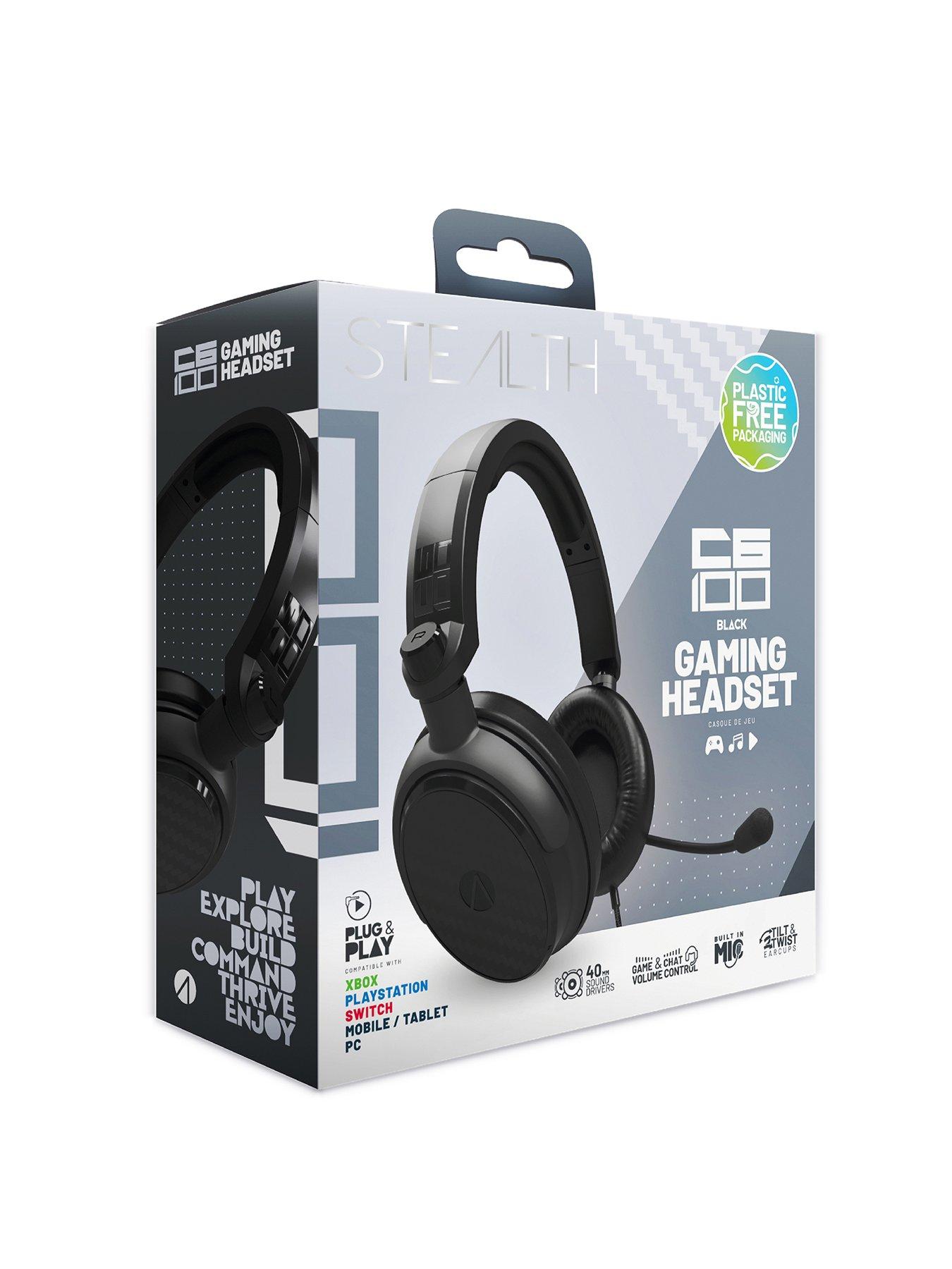 Image 2 of 7 of Stealth C6-100 Gaming Headset for XBOX, PS4/PS5, Switch, PC - Black