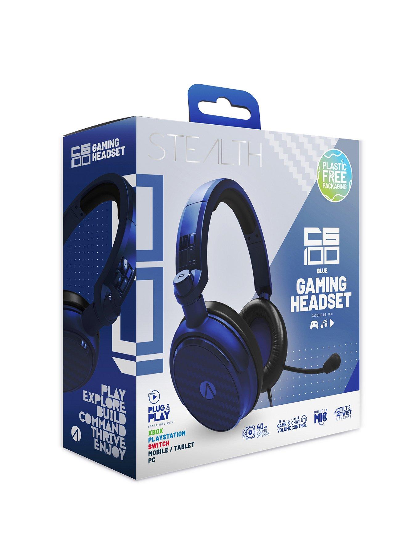 Image 2 of 5 of Stealth C6-100 Headset for PC - Blue