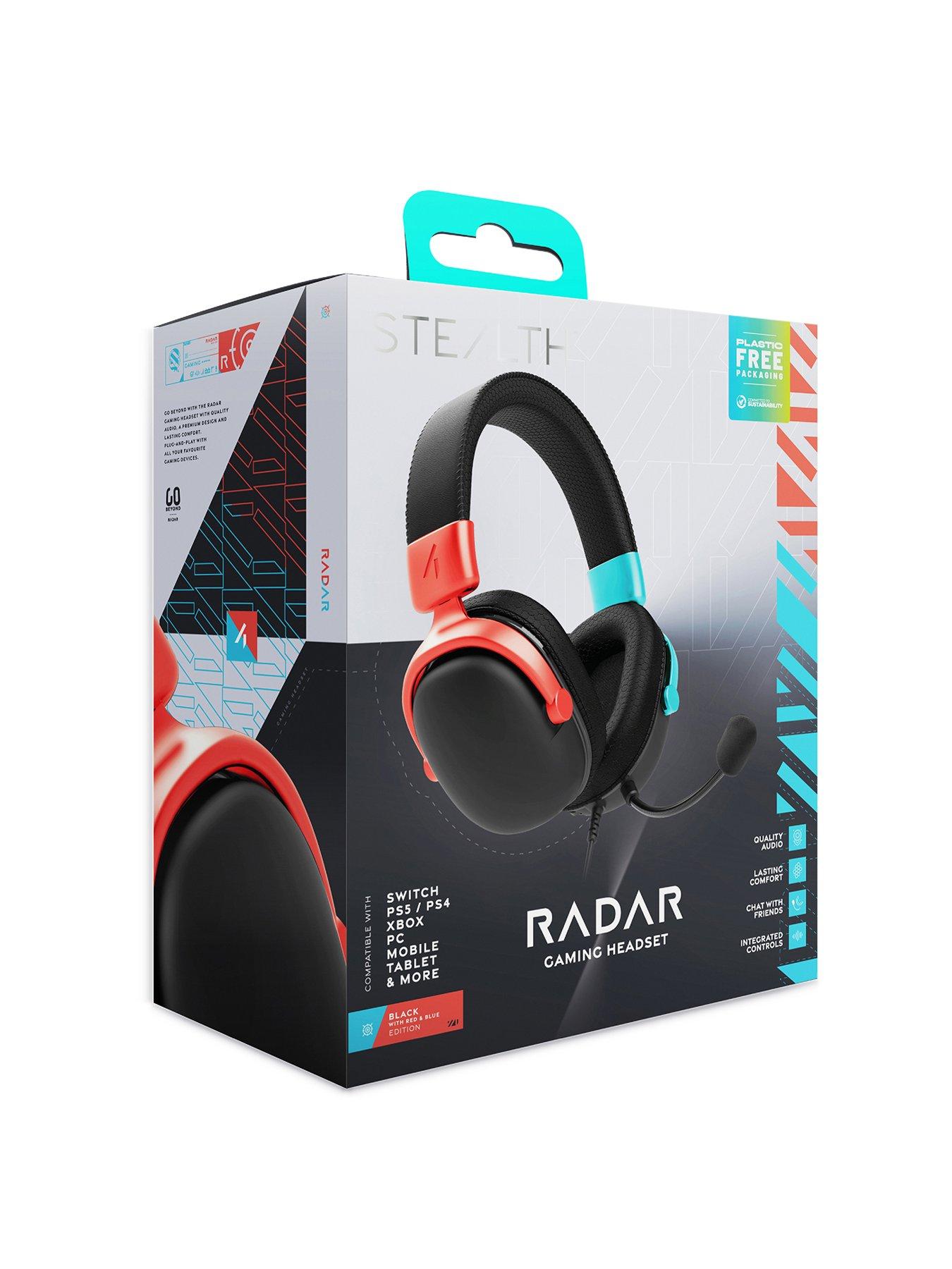 Image 2 of 7 of Stealth RADAR Gaming Headset - Switch Blue Red