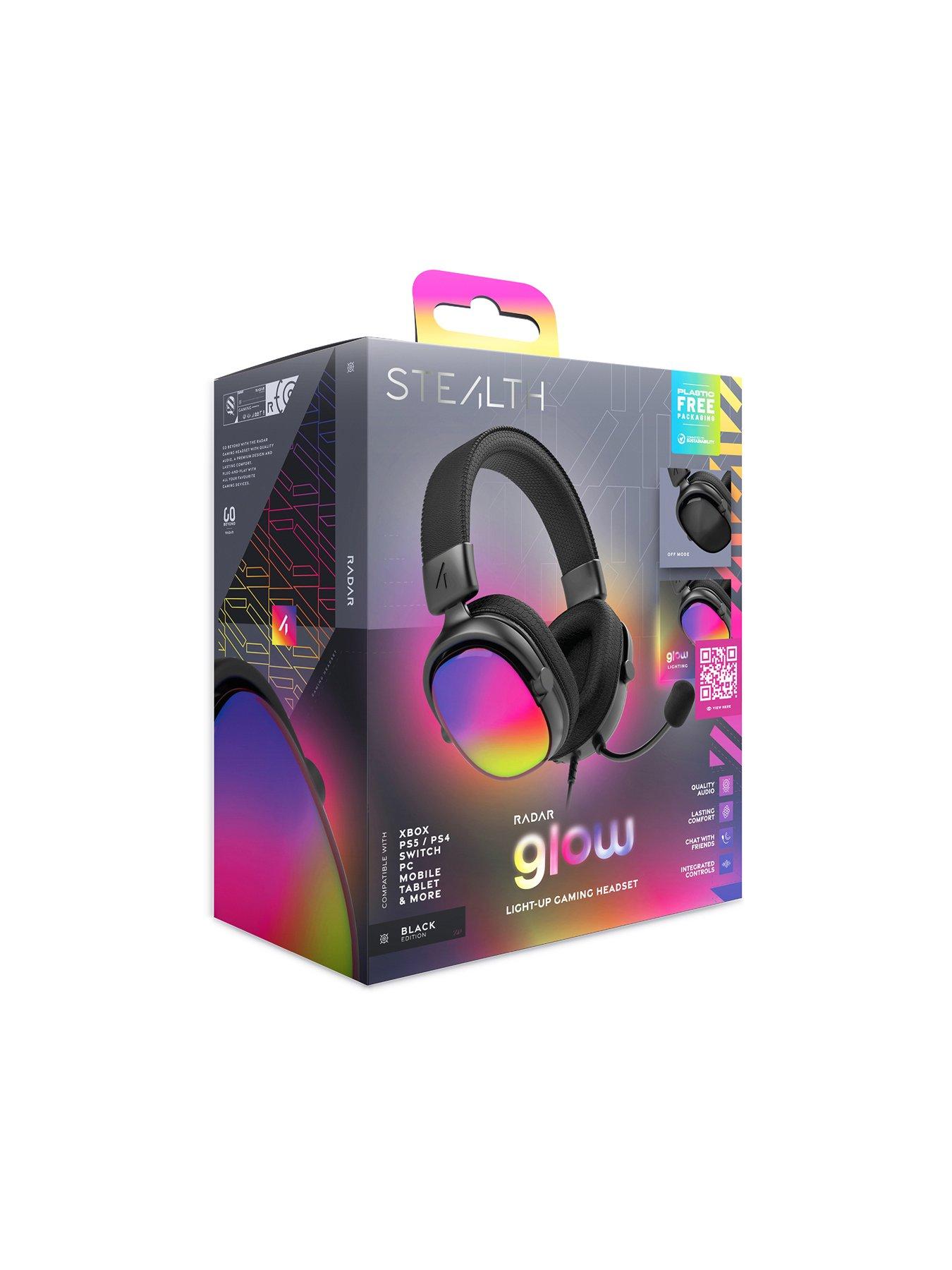 Image 2 of 8 of Stealth RADAR Gaming Headset - Glow Black