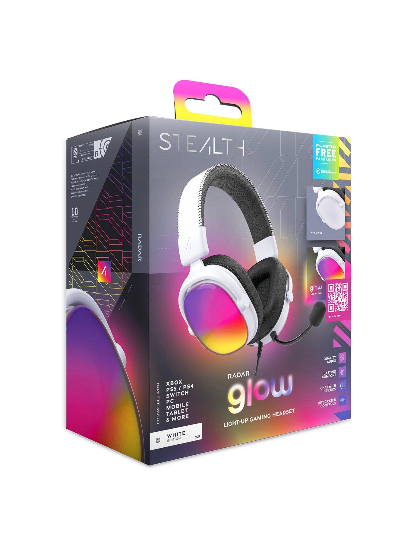 Image 2 of 8 of Stealth RADAR Gaming Headset - Glow White